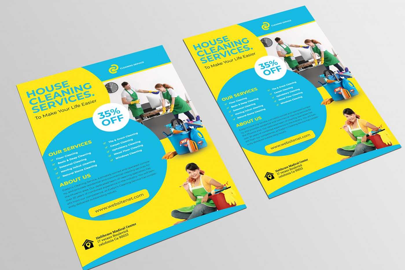 001 Cleaning Service Flyer Template Ideas Remarkable Maid Regarding Commercial Cleaning Flyer Templates