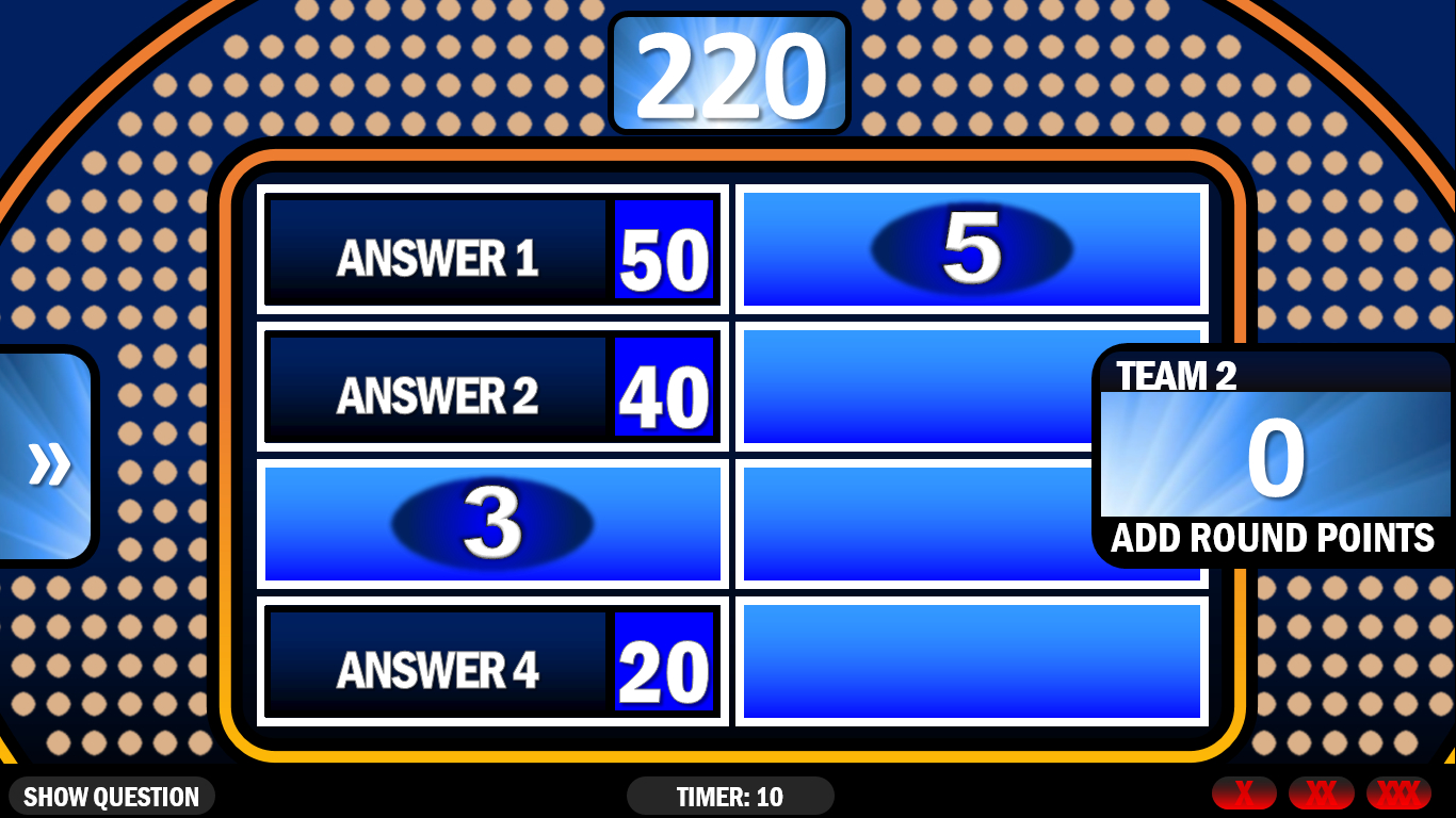 001 Family Feud Game Template Unforgettable Ideas Download With Family Feud Game Template Powerpoint Free