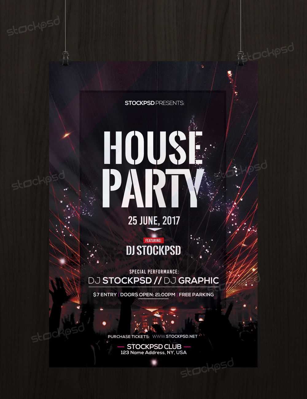001 Free Party Flyer Templates For Microsoft Word Template In Free Birthday Flyer Templates