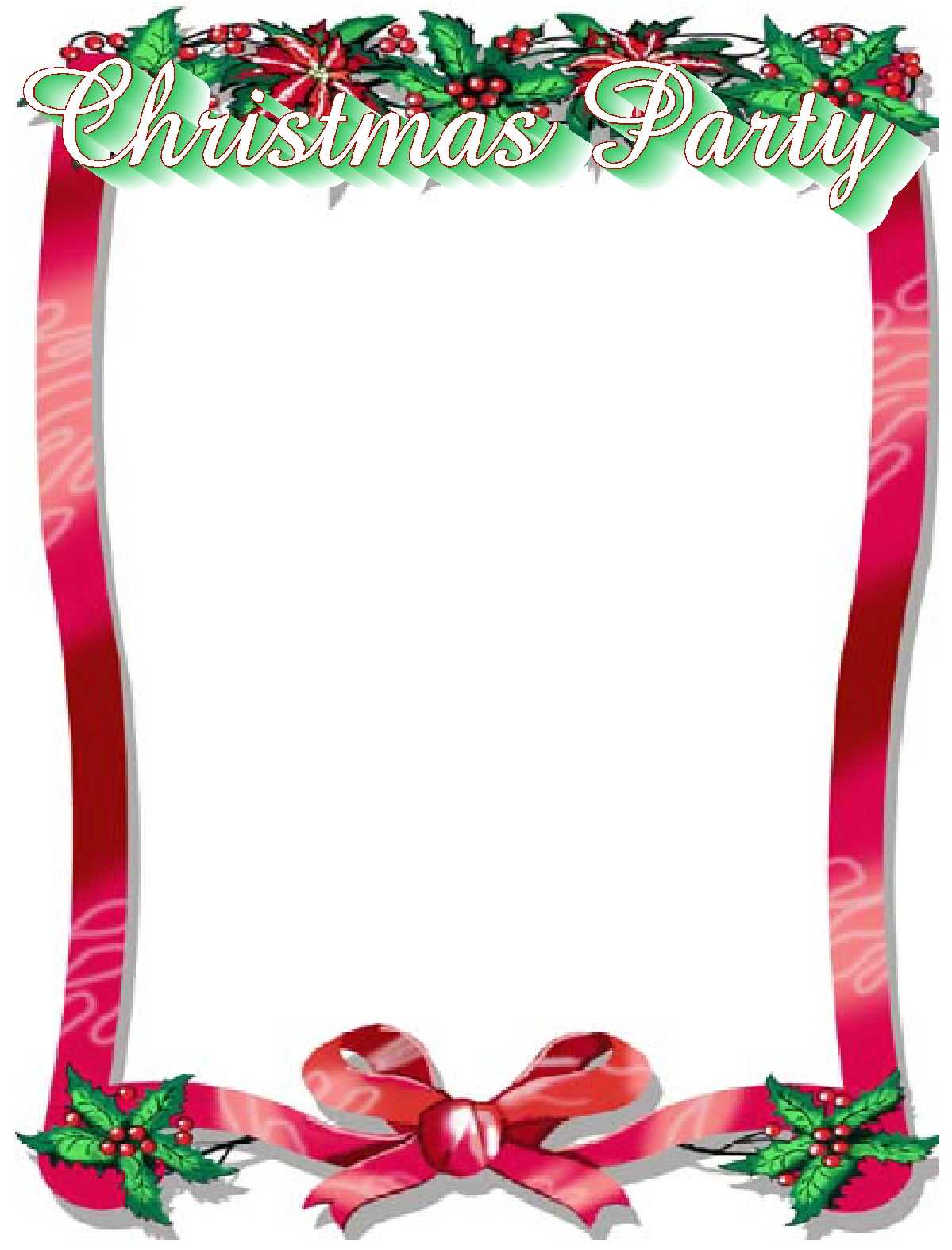 001 Template Ideas Christmas Border For Word Party Flyer For Free Christmas Flyer Templates Word