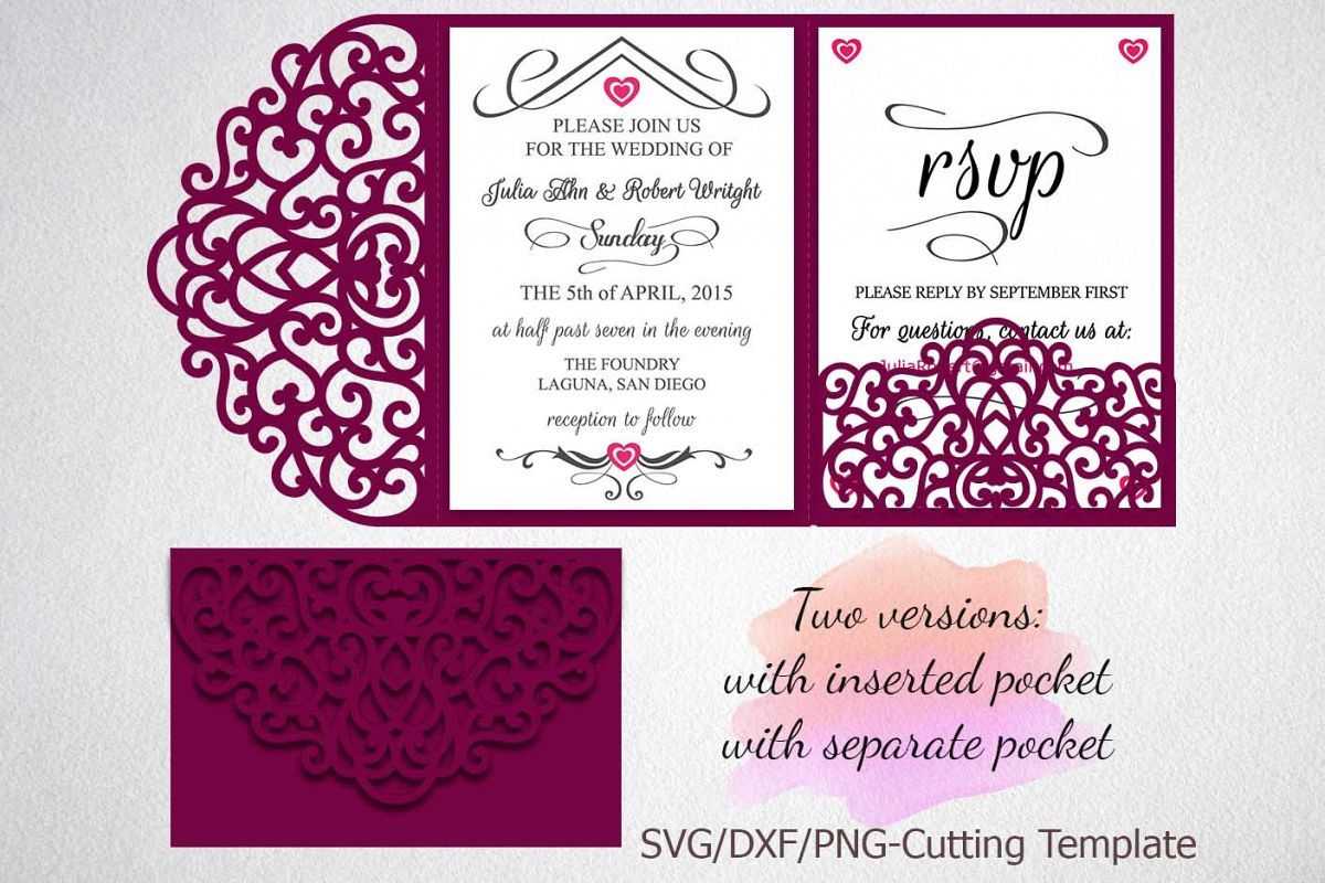 001 Tri Fold Invitations Template Excellent Ideas Invitation Inside Free Svg Card Templates