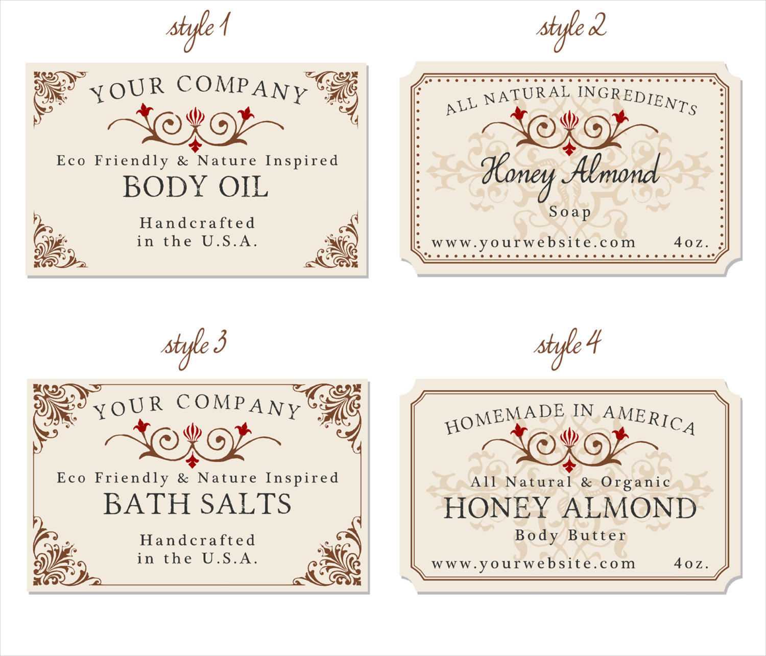 003 Free Soap Label Templates Template Fantastic Ideas Pertaining To Free Printable Vintage Label Templates