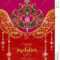 003 Indian Wedding Invitation Templates Card Gold Patterned Regarding Free E Wedding Invitation Card Templates