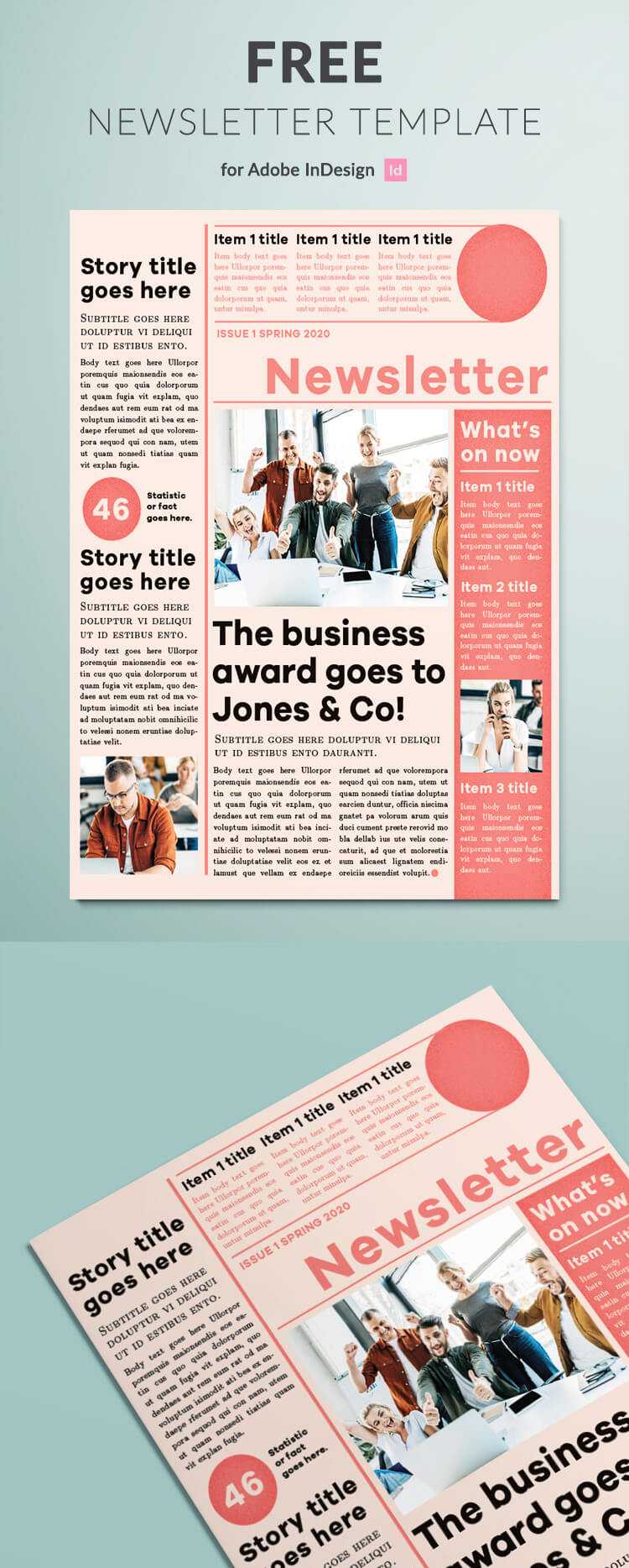 003 Newsletter Template Ideas Adobe Indesign Templates Free Inside Free Indesign Newsletter Templates