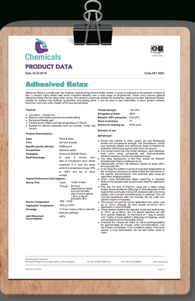 003 Product Data Sheet Template Staggering Ideas Free Excel Within 