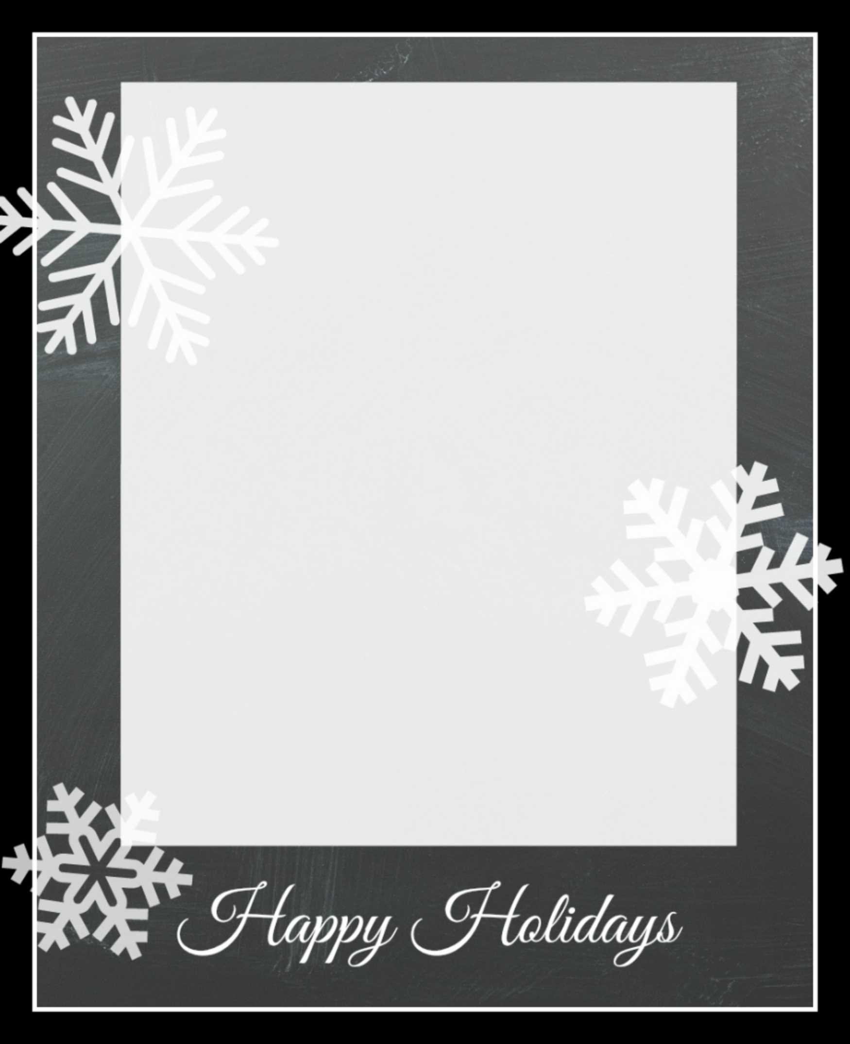 003 Snowflakecard3 Free Holiday Card Templates Template Inside Free Holiday Photo Card Templates