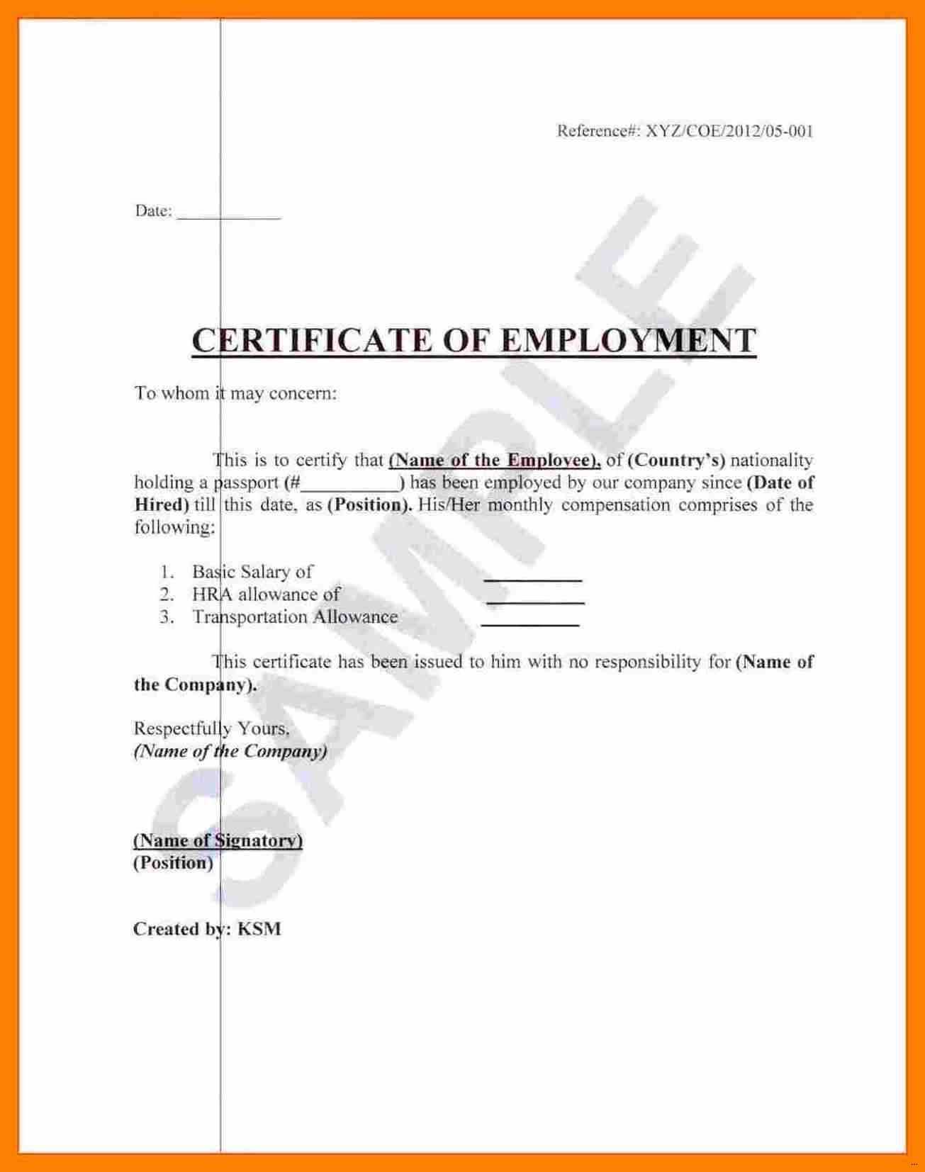 003 Template Ideas Certificate Of Employment Sample In Japan With Regard To Employee Certificate Of Service Template