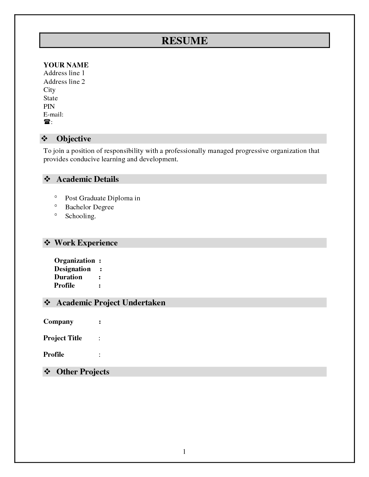 004 Free Basic Resume Templates Download Template Ideas Inside Free Basic Resume Templates Microsoft Word