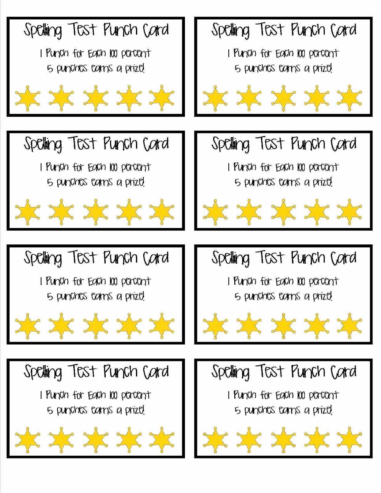 004 Free Printable Chore Punch Card Template Business And In Free Printable Punch Card Template