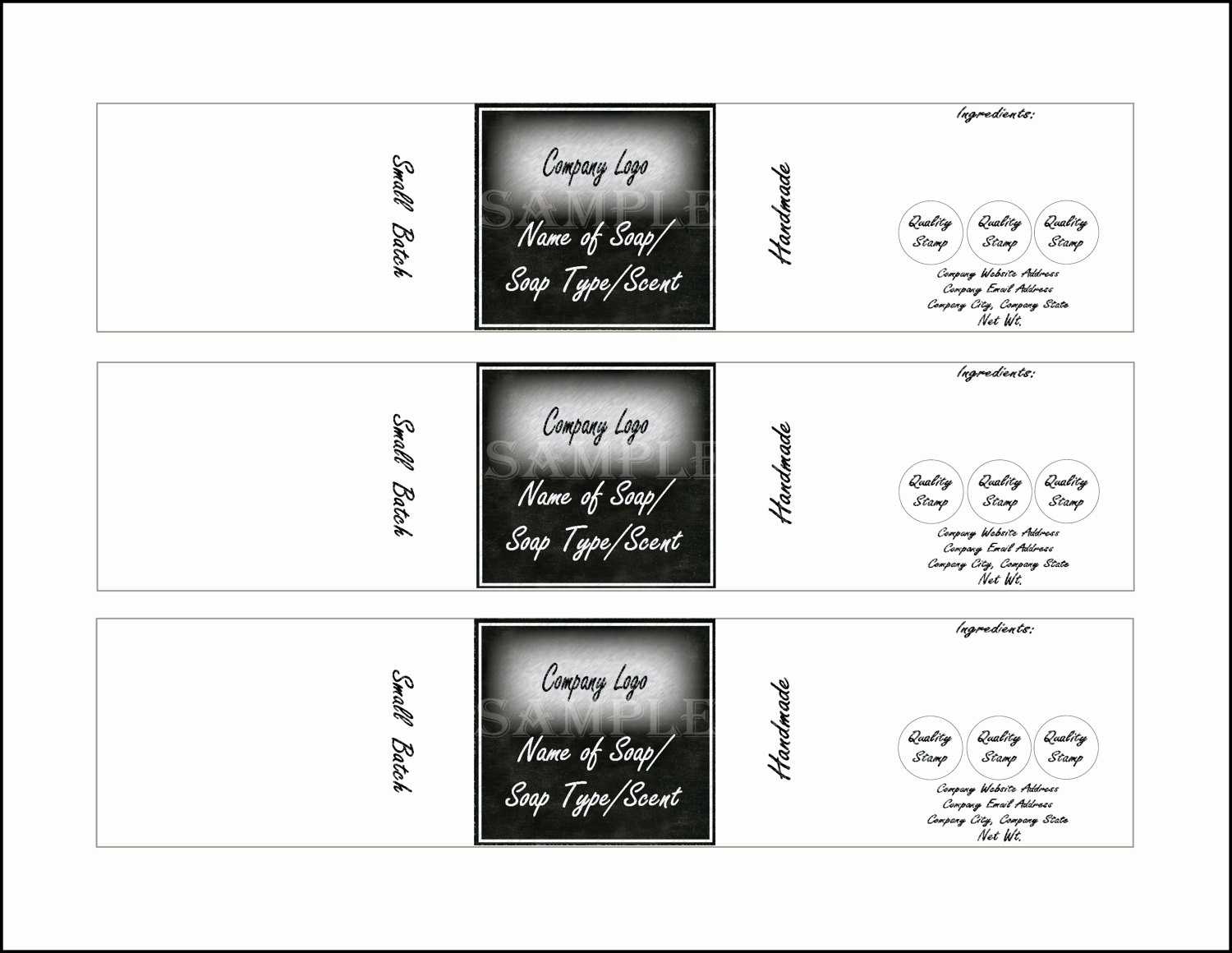 004 Free Soap Label Templates Luxury Template Printable Inside Cigar Label Template