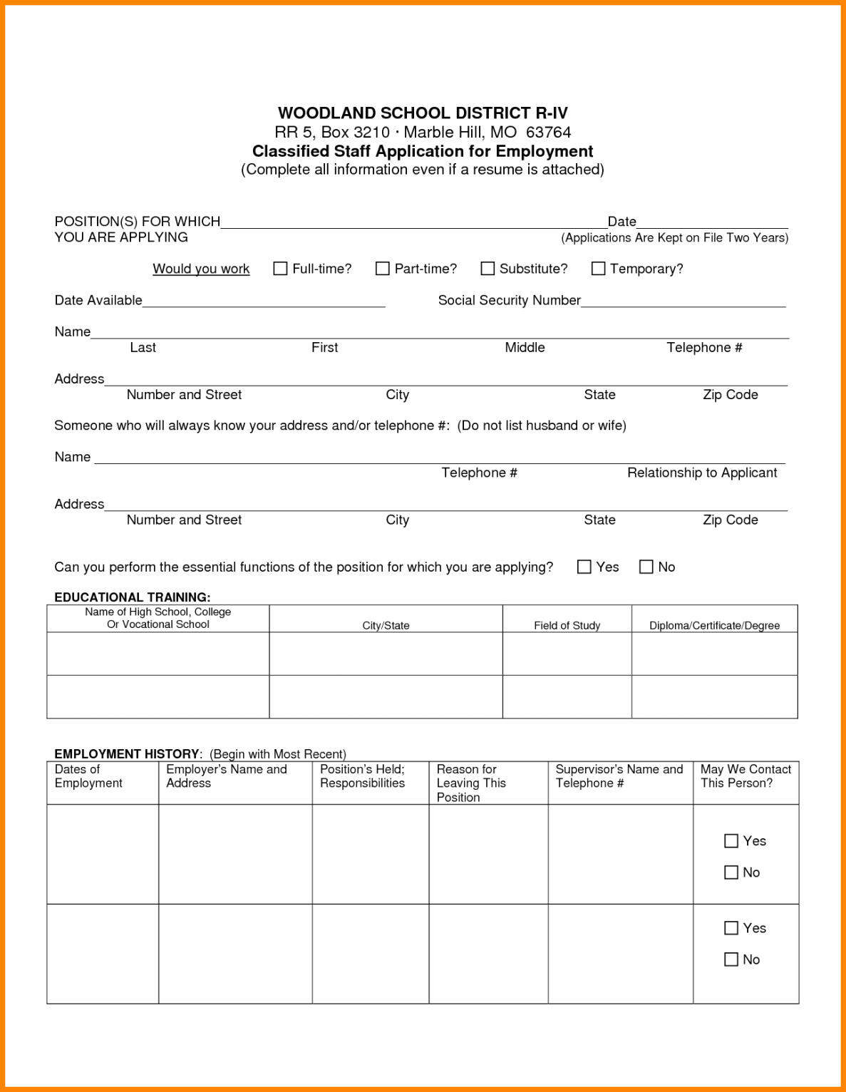 004 Job Application Template Microsoft Word Ledger Paper Pertaining To Employment Application Template Microsoft Word
