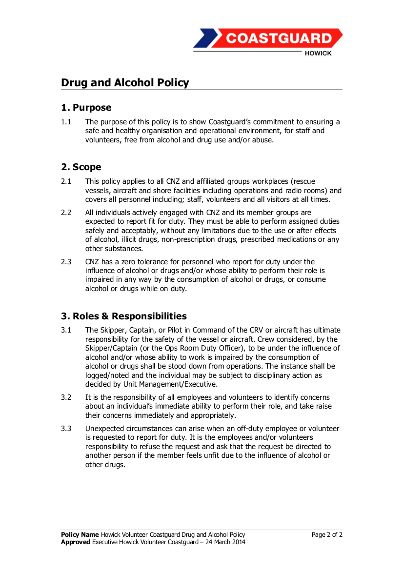 004 Template Ideas Drug And Alcohol Policy Example Rare Regarding Drug And Alcohol Policy Template
