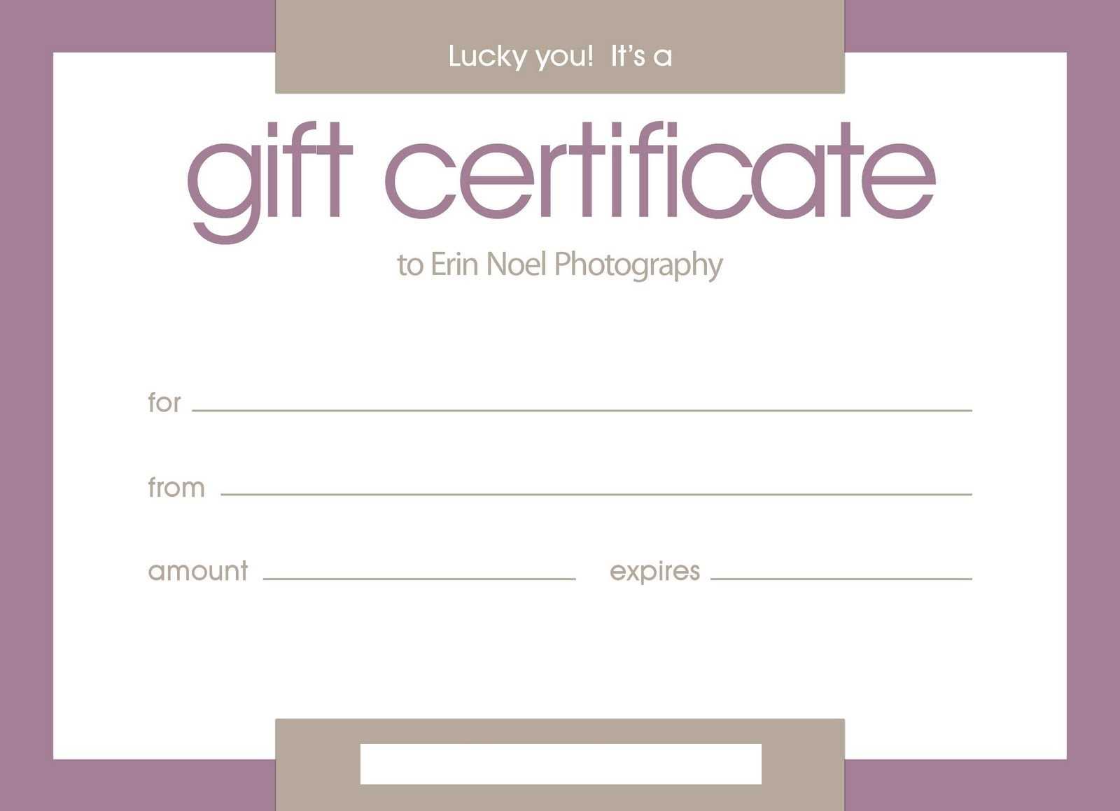 005 Stunning Free Customizable Gift Certificate Template Inside Custom Gift Certificate Template