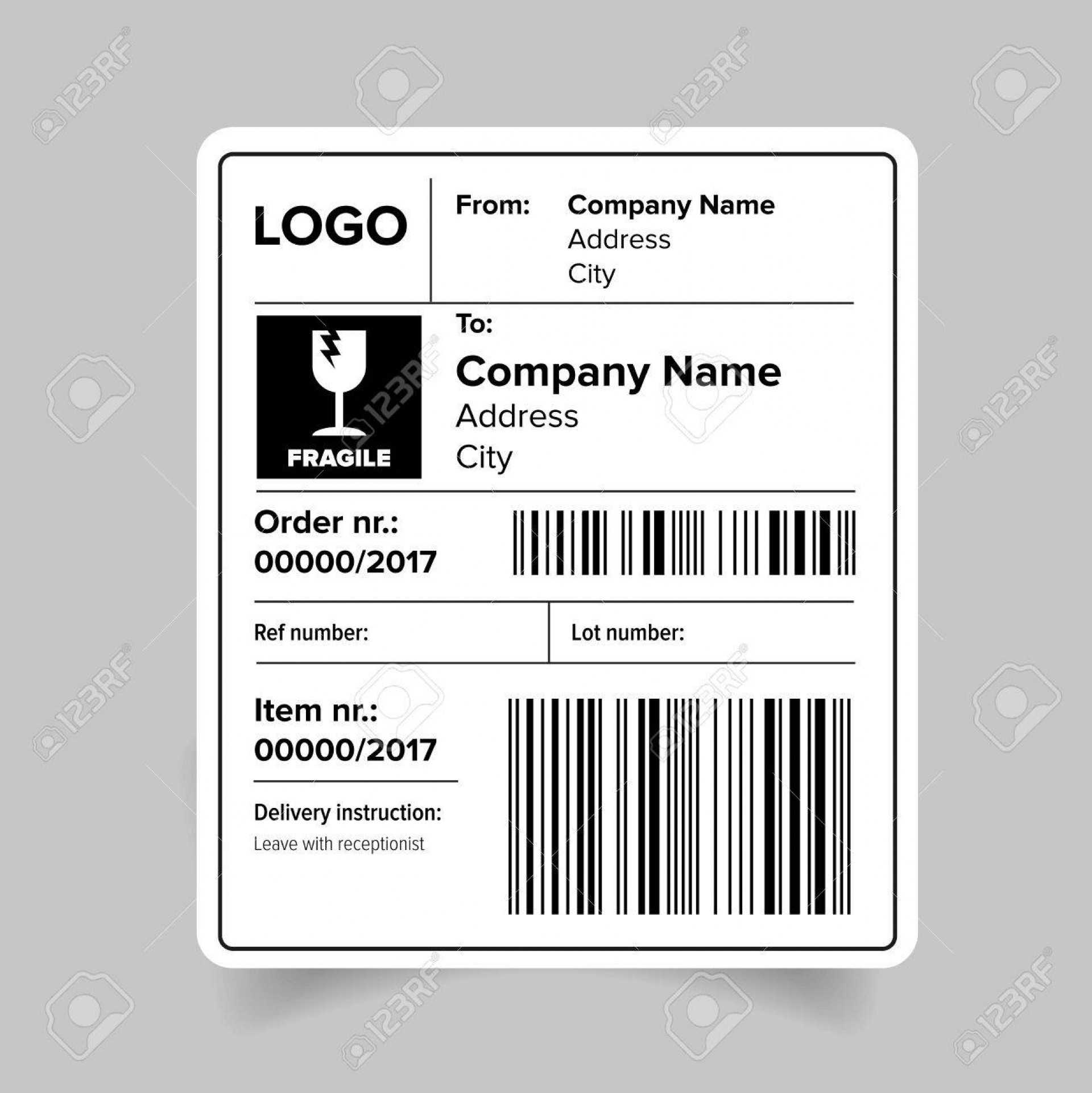 008 Free Printable Shipping Label Template Ideas Best Regarding Free Printable Shipping Label Template