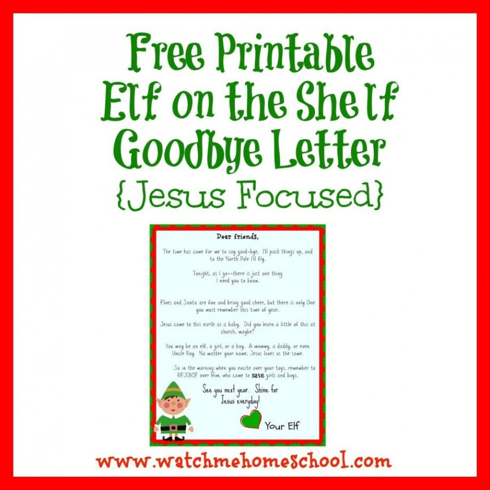009 Letters From Santa Letter To Template Ms Word Intended For Elf Goodbye Letter Template