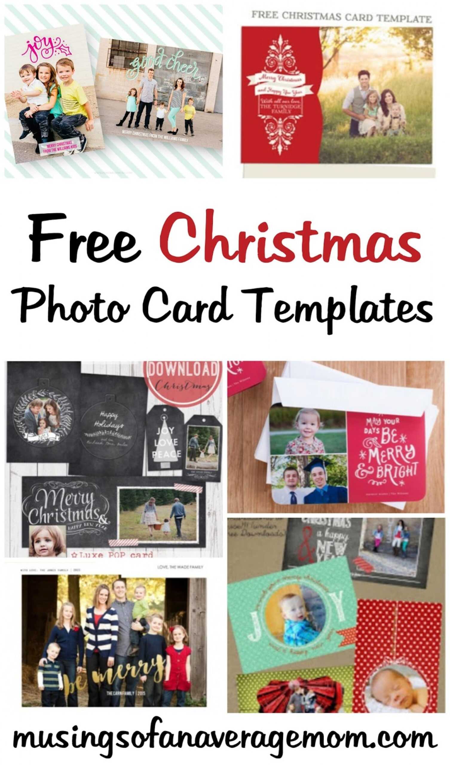 009 Photo Christmas Card Templates Template Unusual Ideas Regarding Free Christmas Card Templates For Photographers