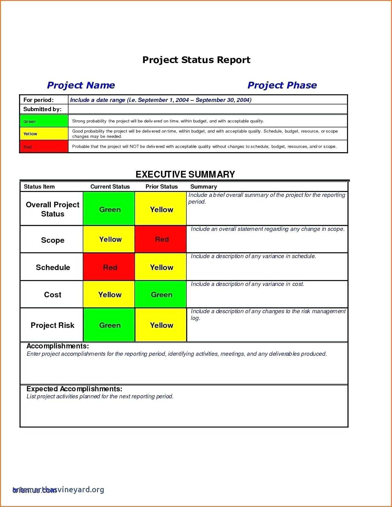 009 Project Executive Summary Template Ideas Management Throughout Executive Summary Project Status Report Template