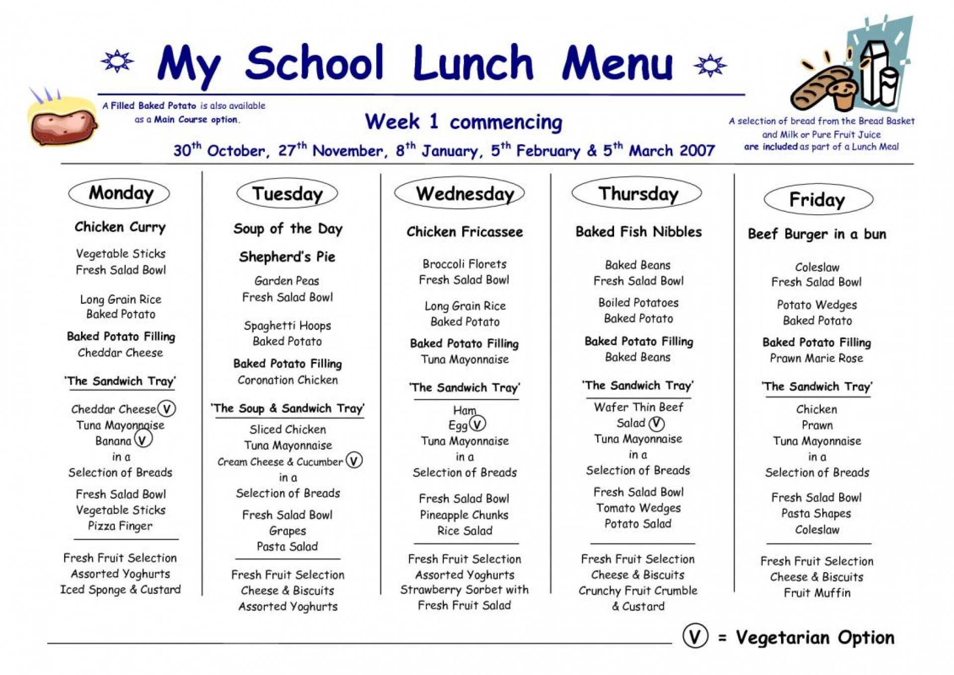 009 Template Ideas School Lunch Stupendous Menu Calendar Inside Free School Lunch Menu Templates