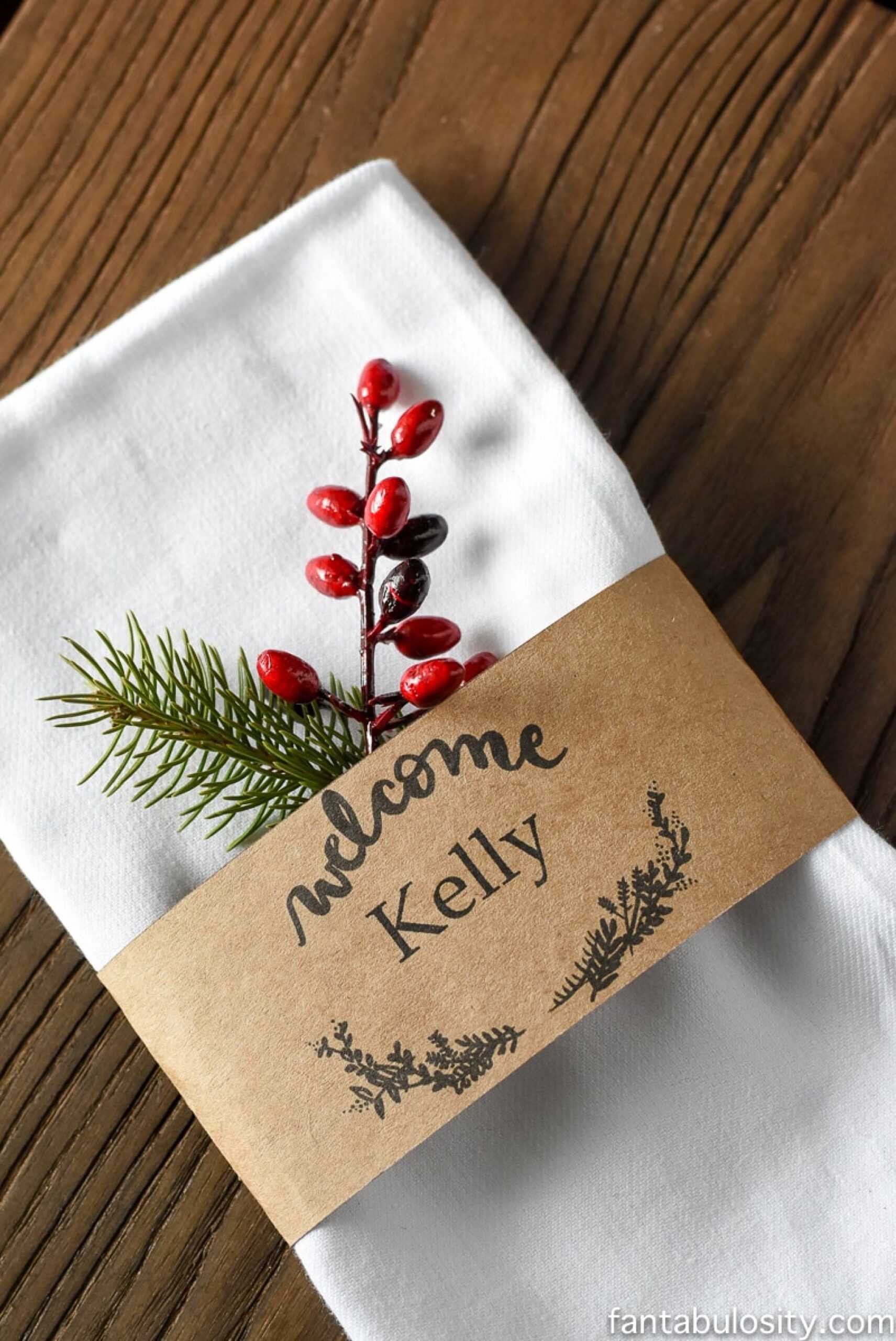 010 Christmas Table Name Place Cards Template Diy Holiday Throughout Diy Christmas Card Templates