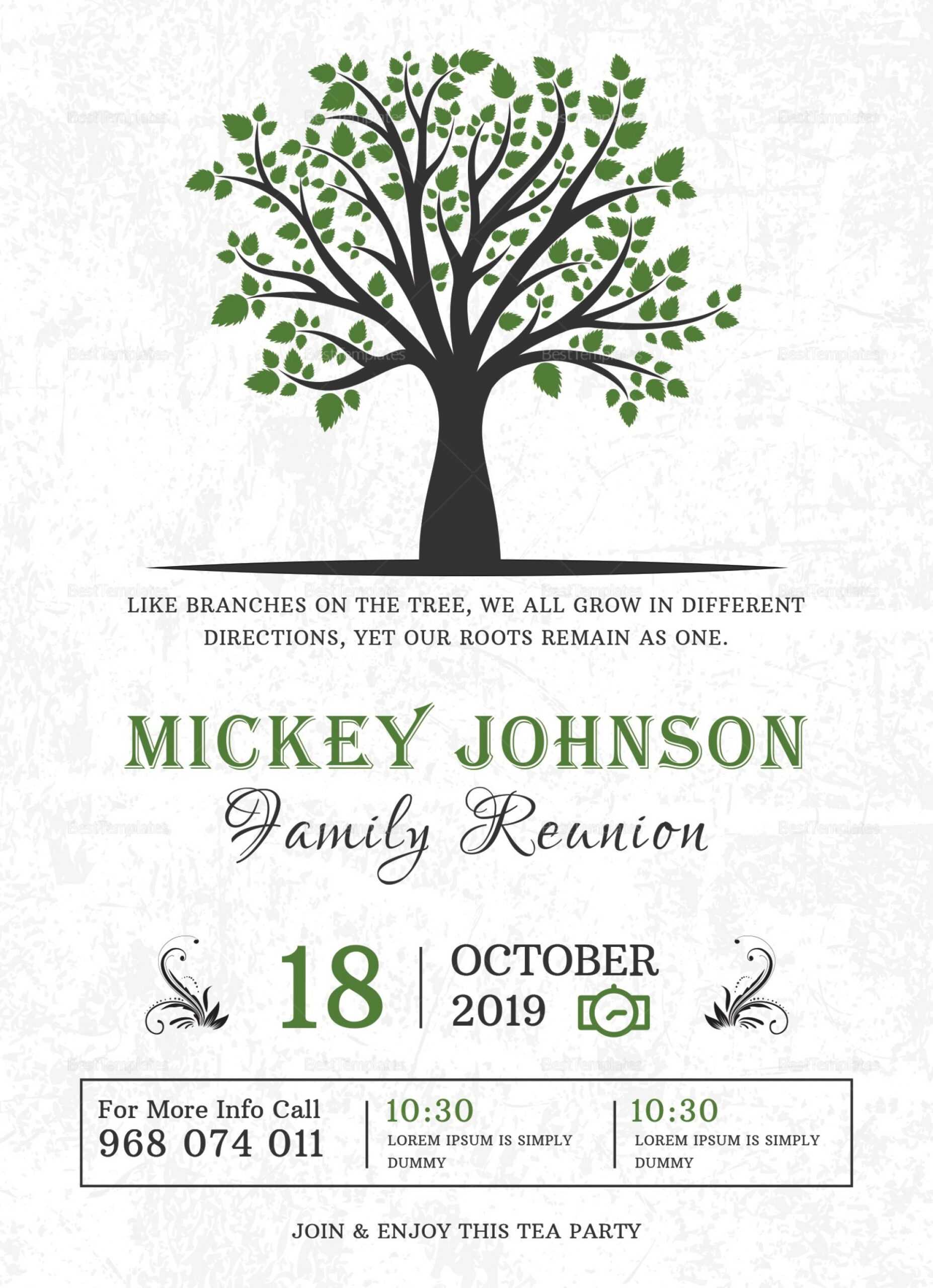 010 Template Family Reunion Flyer Templates Outstanding Intended For Family Reunion Flyer Template