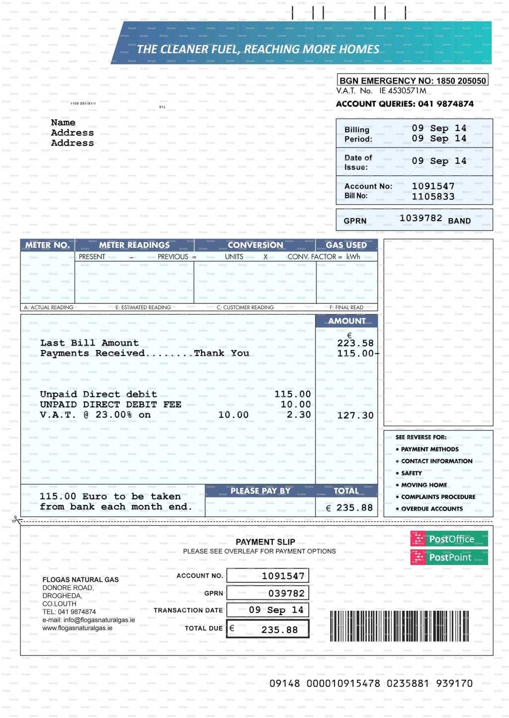 011 Fake Utility Bill Template Download Free Astounding Intended For Fake Utility Bill Template Download