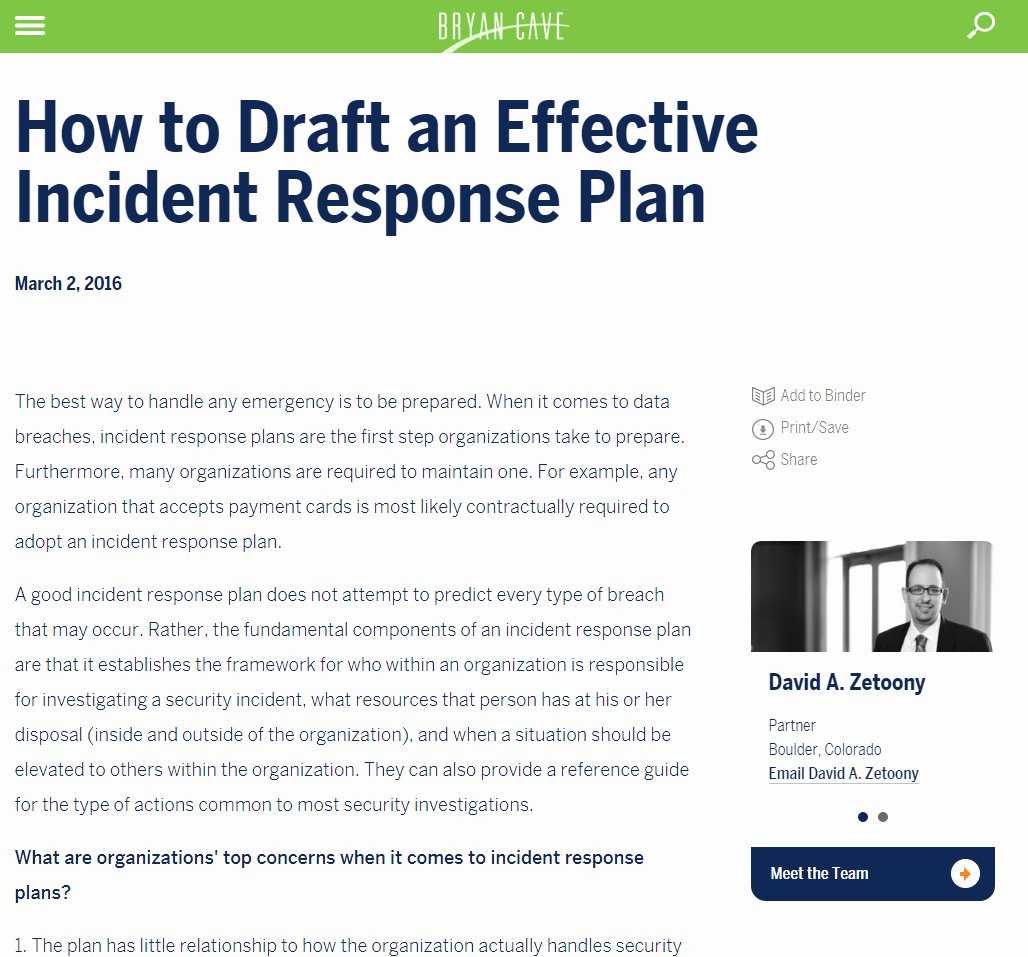 011 Template Ideas Cyber Incident Response Plan Nist It Intended For Cyber Incident Response Plan Template