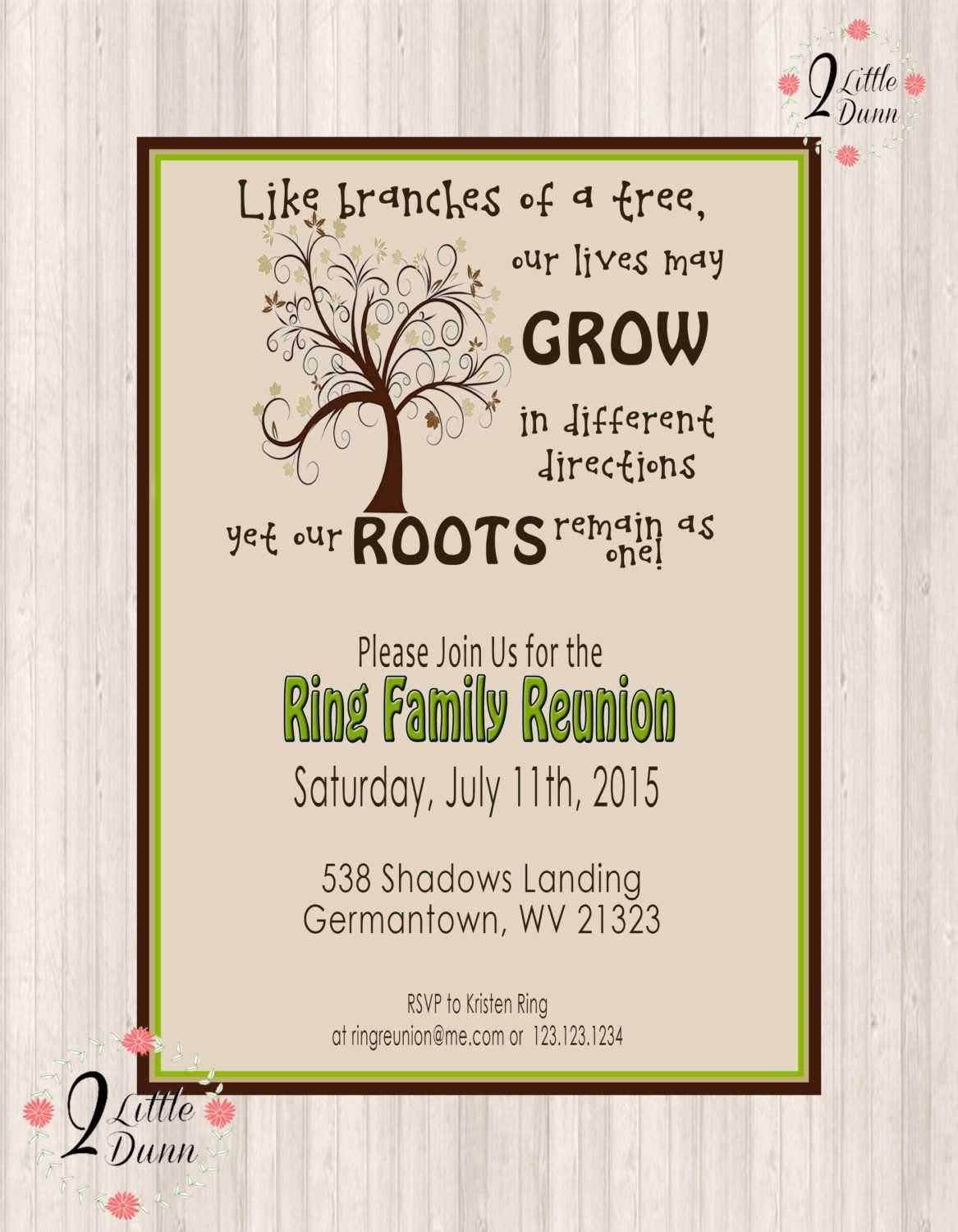 011 Template Ideas Family Reunion Invitation Awesome With Regard To Family Reunion Flyer Template