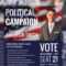 012 Editable Campaign Template Free Election Poster School Pertaining To Election Templates Flyers