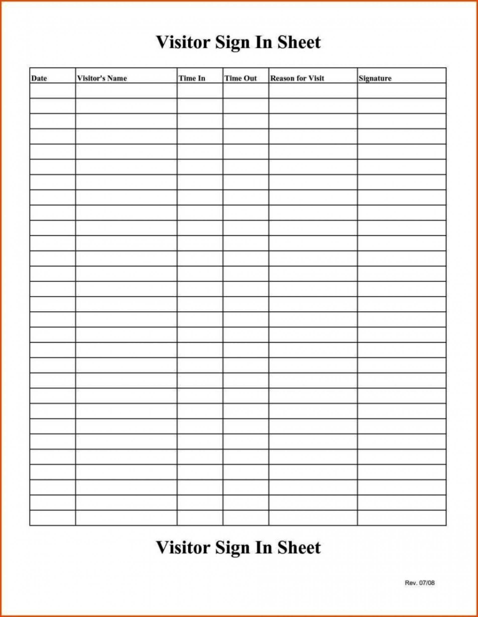 015 Free Event Sign In Sheet Template Word Ideas Sample Within Event Sign In Sheet Template