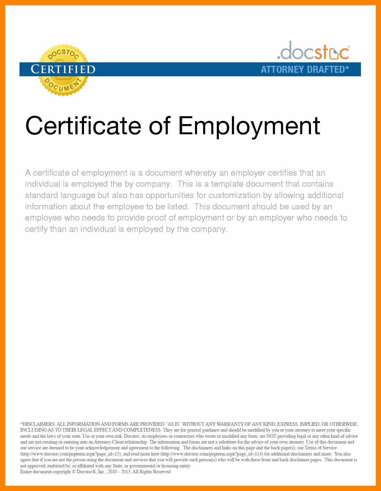 016 Certificate Of Service Template Sample Lovely Employment Throughout Employee Certificate Of Service Template