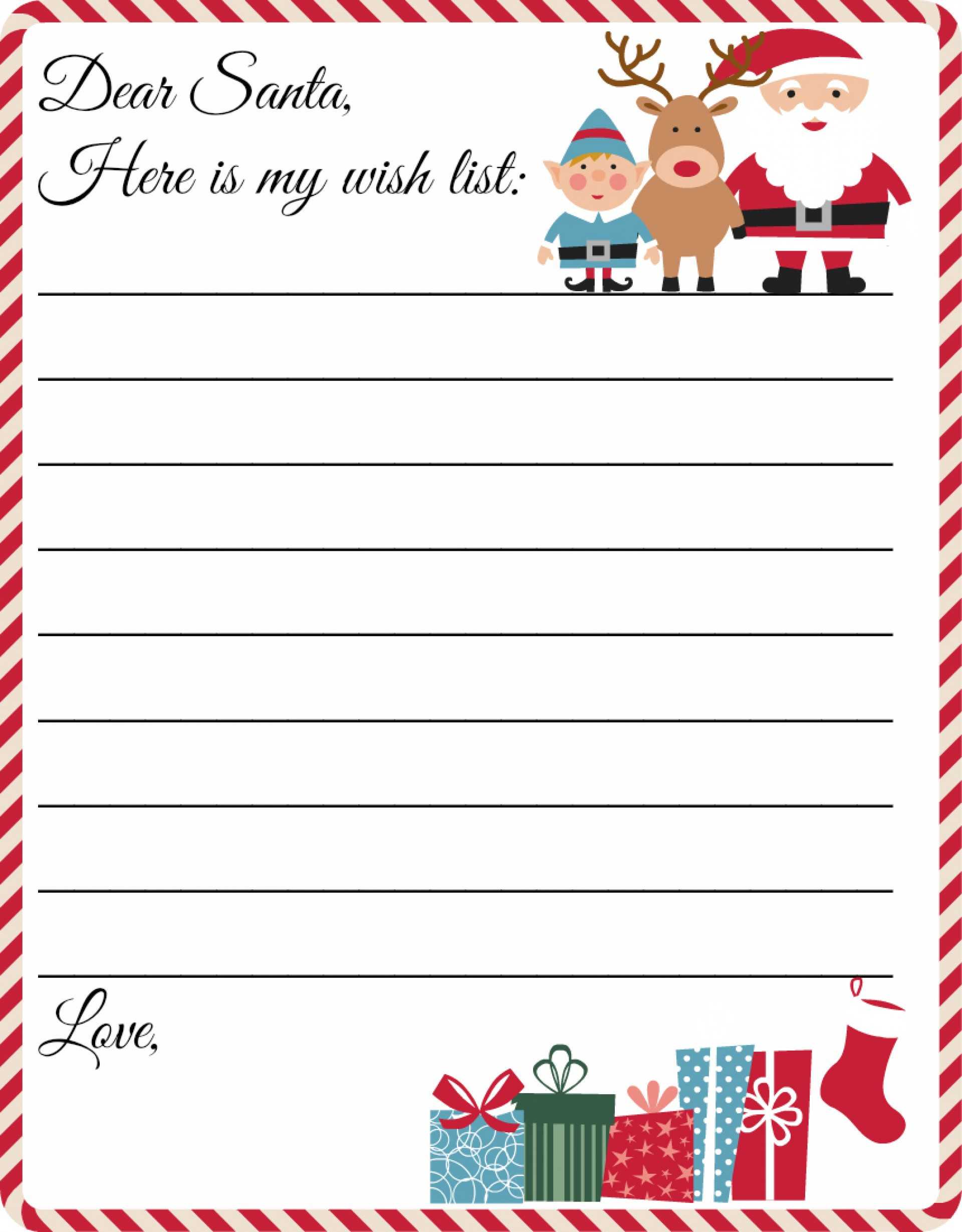 016 Send Free Letters From Santa Claus To Your Child Final Inside Free Letters From Santa Template