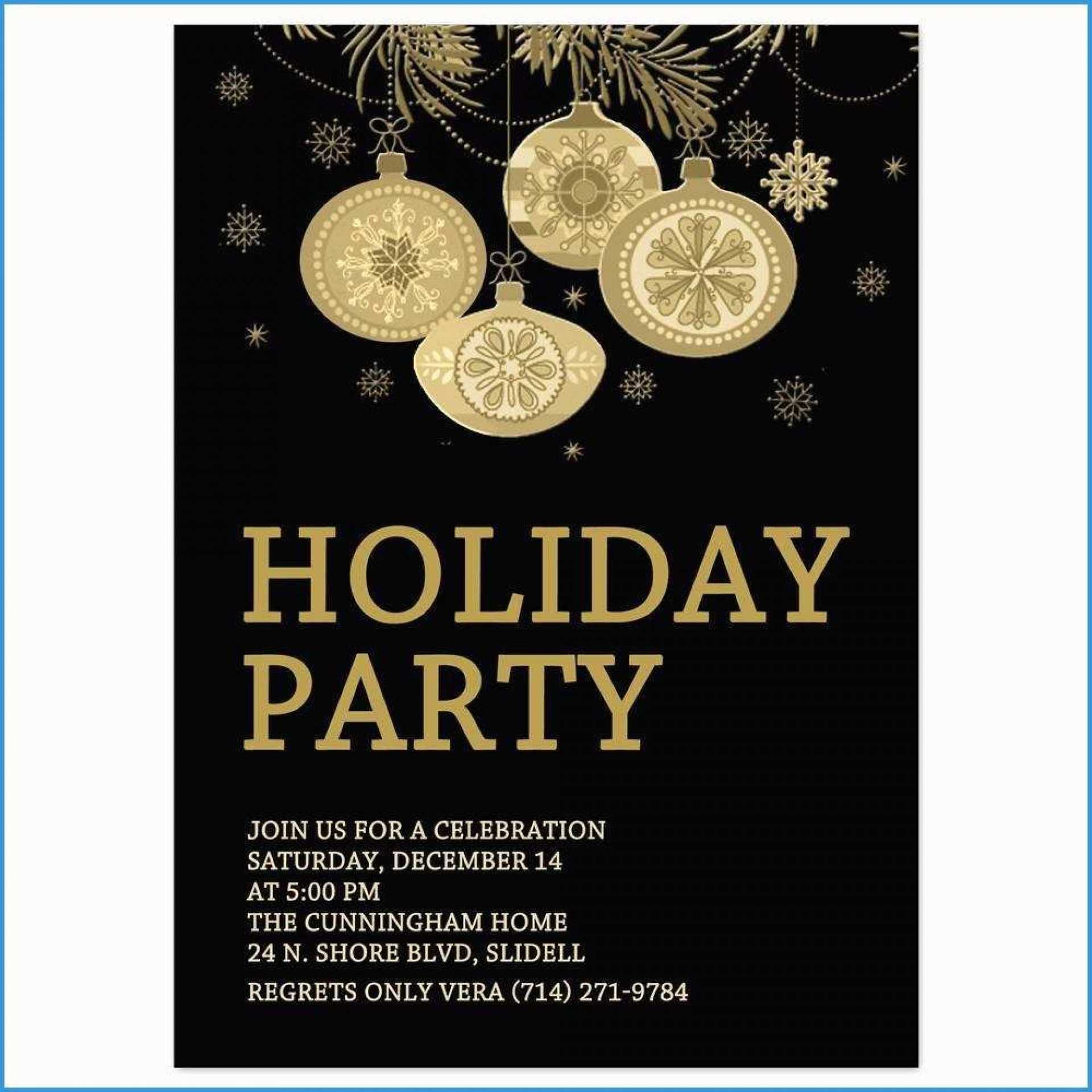 017 Template Ideas Christmas Party Flyer Templates Free Word With Free Holiday Party Flyer Templates
