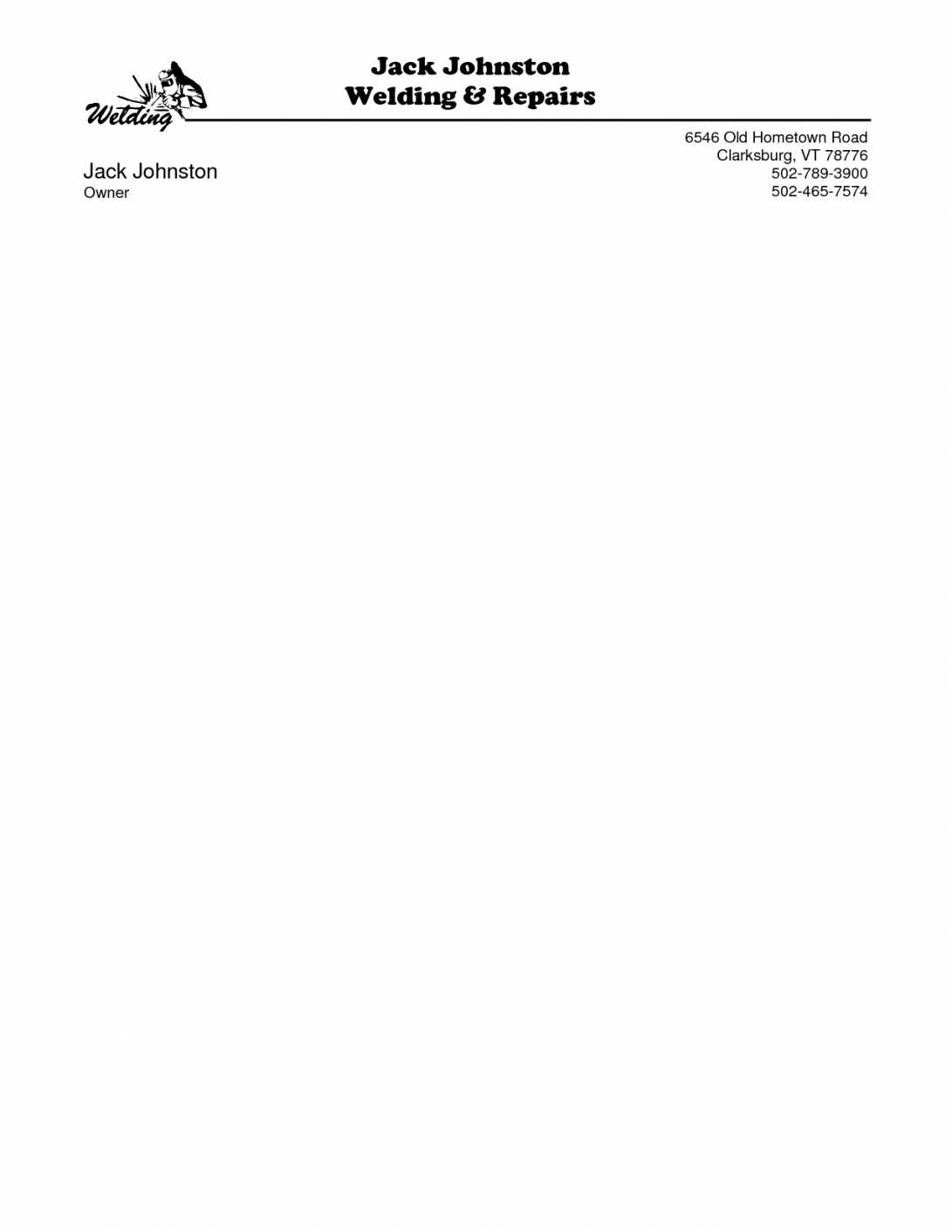 Sample Of Church Letter Headed Paper - letterhead sample | Letterhead