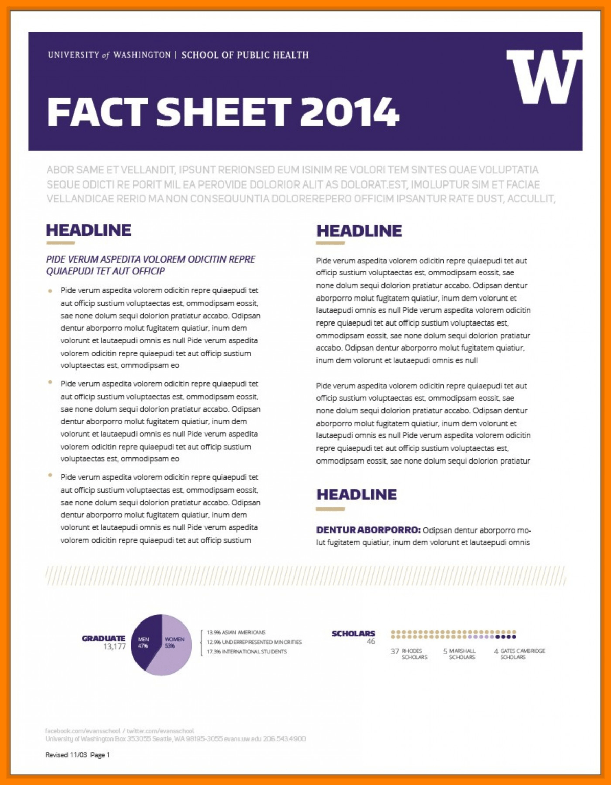 Fact Sheet Template Microsoft Word Best Professional Templates