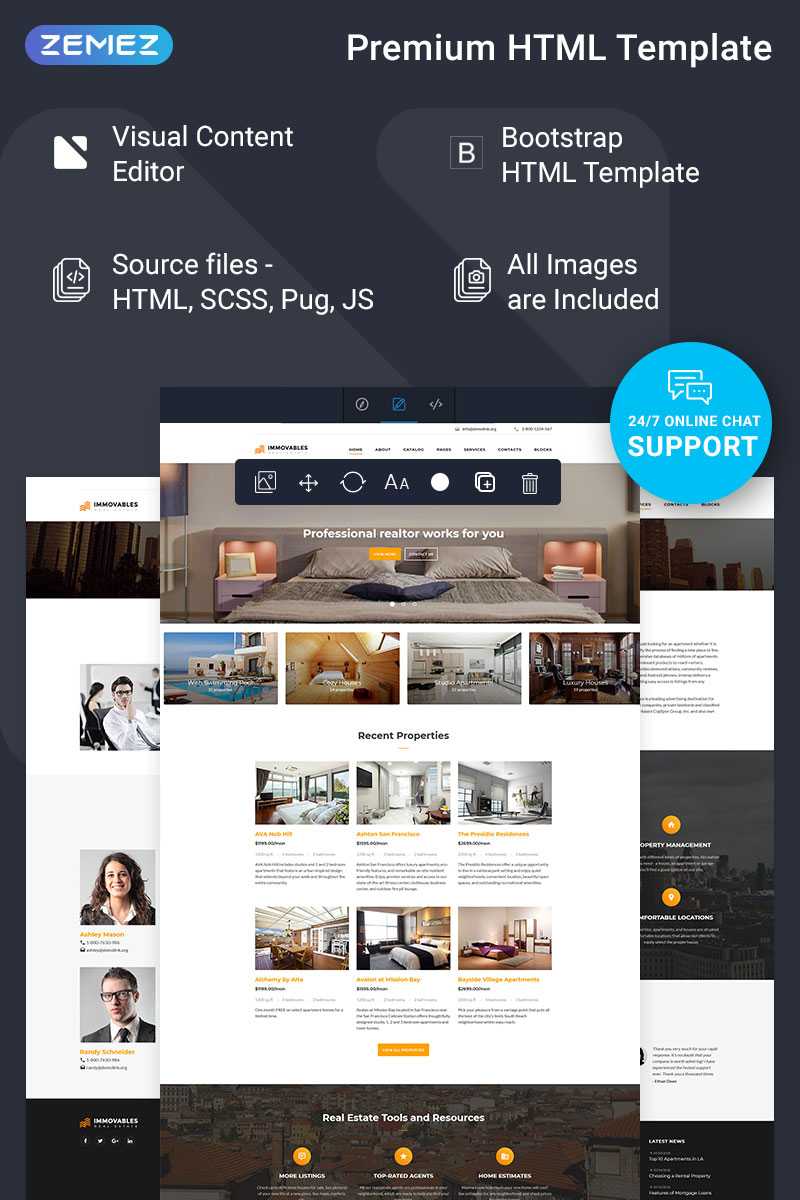 019 Immovables Real Estate Ready To Use Website Template Within Estimation Responsive Business Html Template Free Download