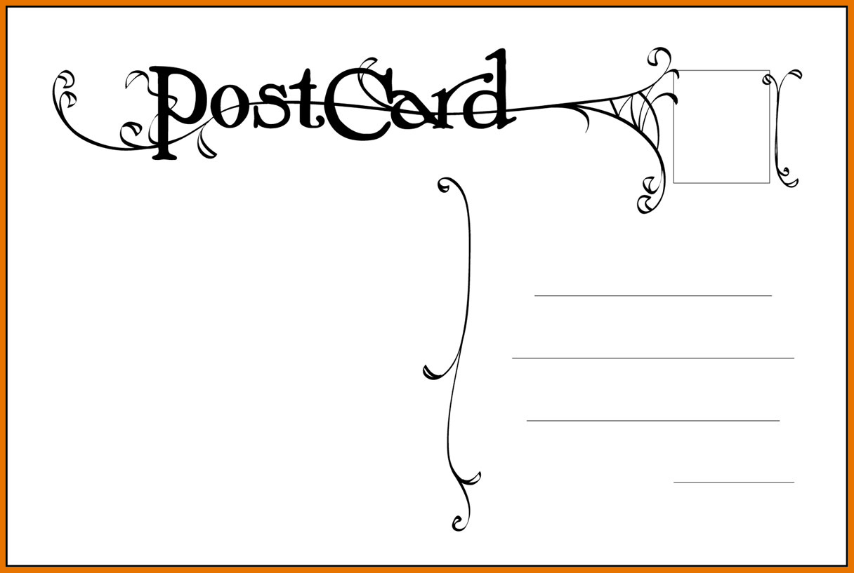 019 Template Ideas Blank Postcard Free Word Inside Pertaining To Free Blank Postcard Template For Word