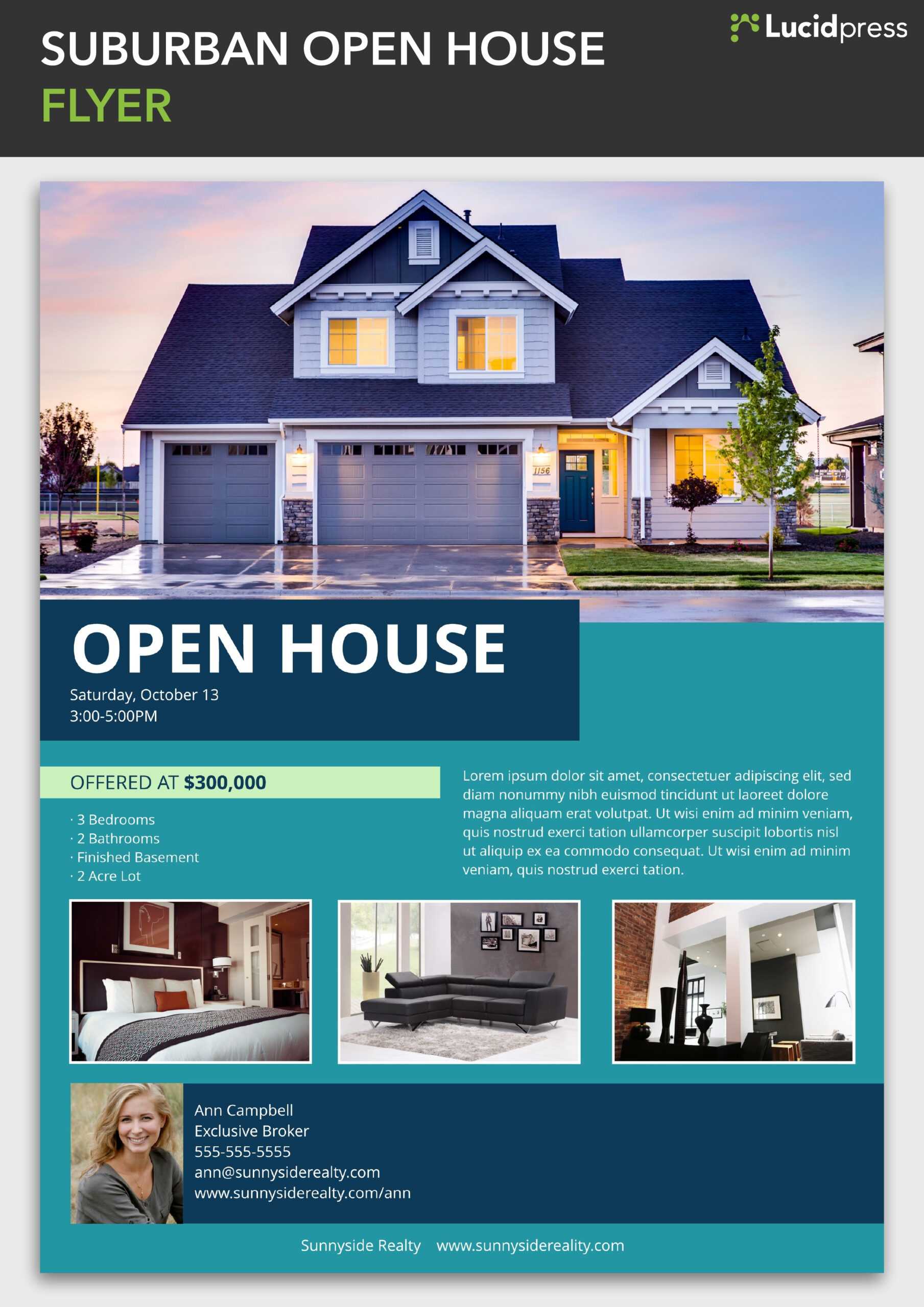 020 Free Real Estate Flyer Templates For Saleowner With Regard To For Sale By Owner Template