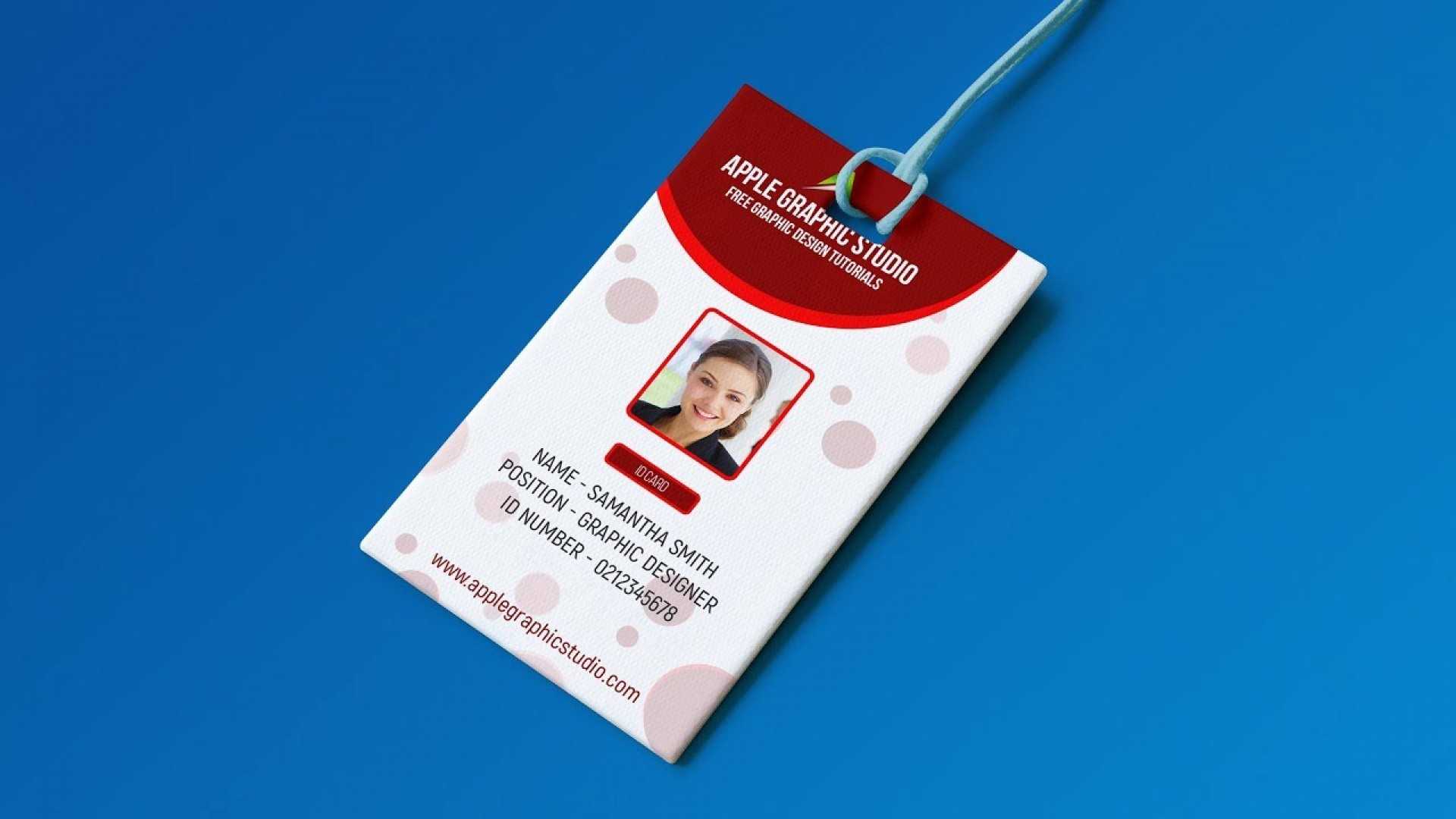 020 Id Card Template Psd Free Download Best Ideas Student Regarding College Id Card Template Psd