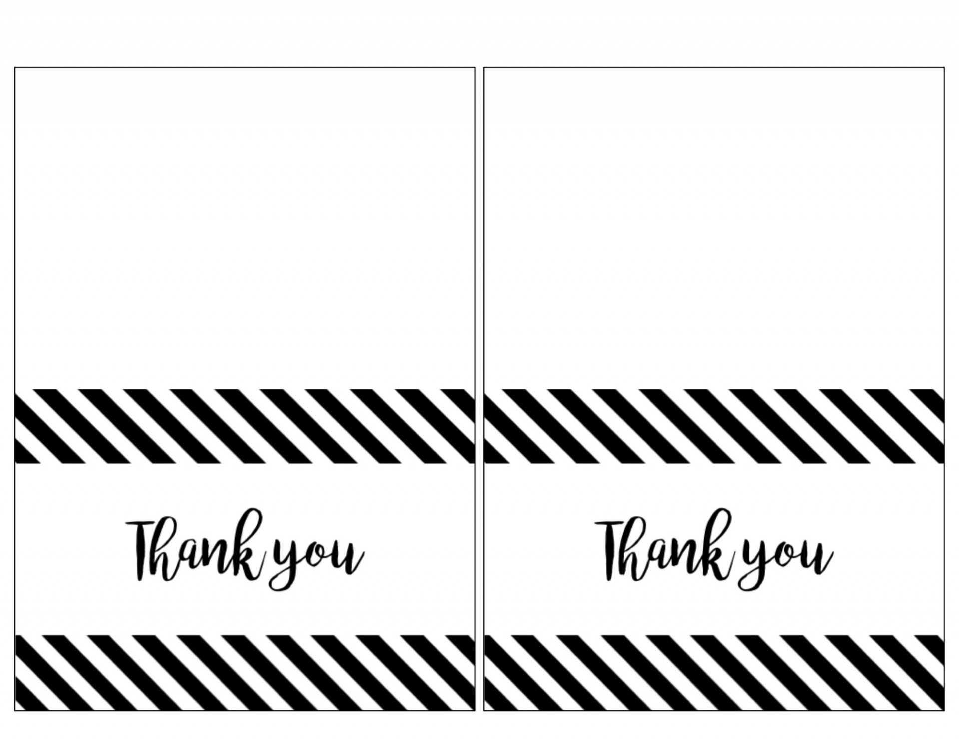 021 Printable Thank You Card Templates Note For Teacher From Regarding Free Printable Thank You Card Template