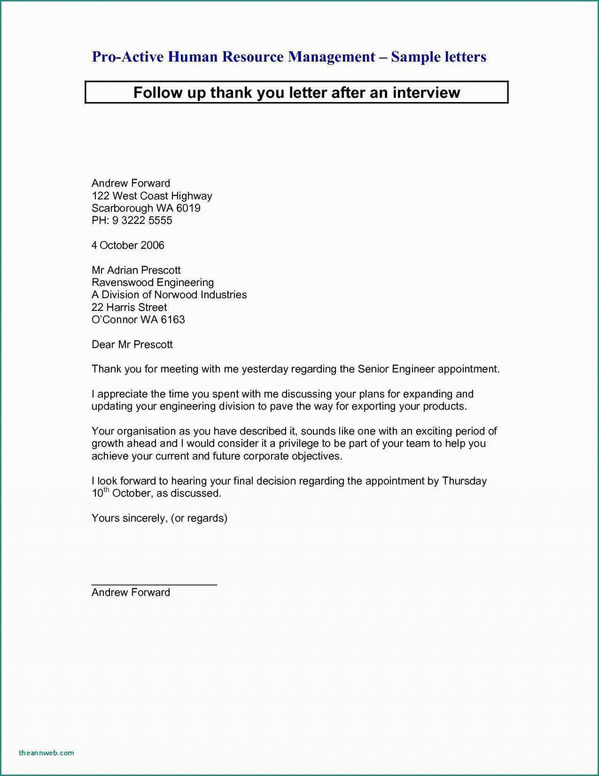 021 Template Ideas Thank You Interview Email Sample Letter For Confirmation Email Template Job Interview