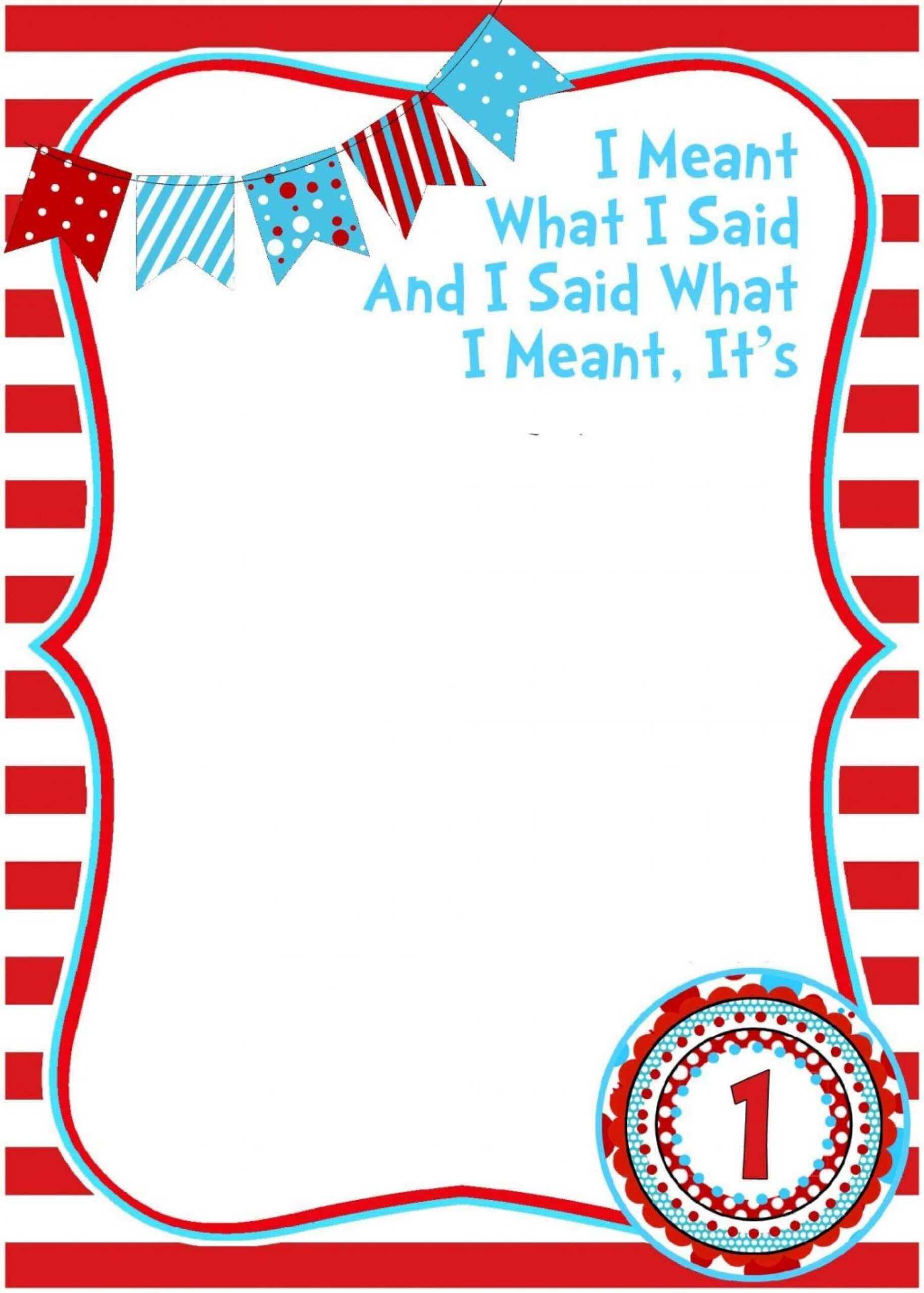 022 Template Ideas Circus Ticket Invitation Free Carnival Intended For Dr Seuss Flyer Template