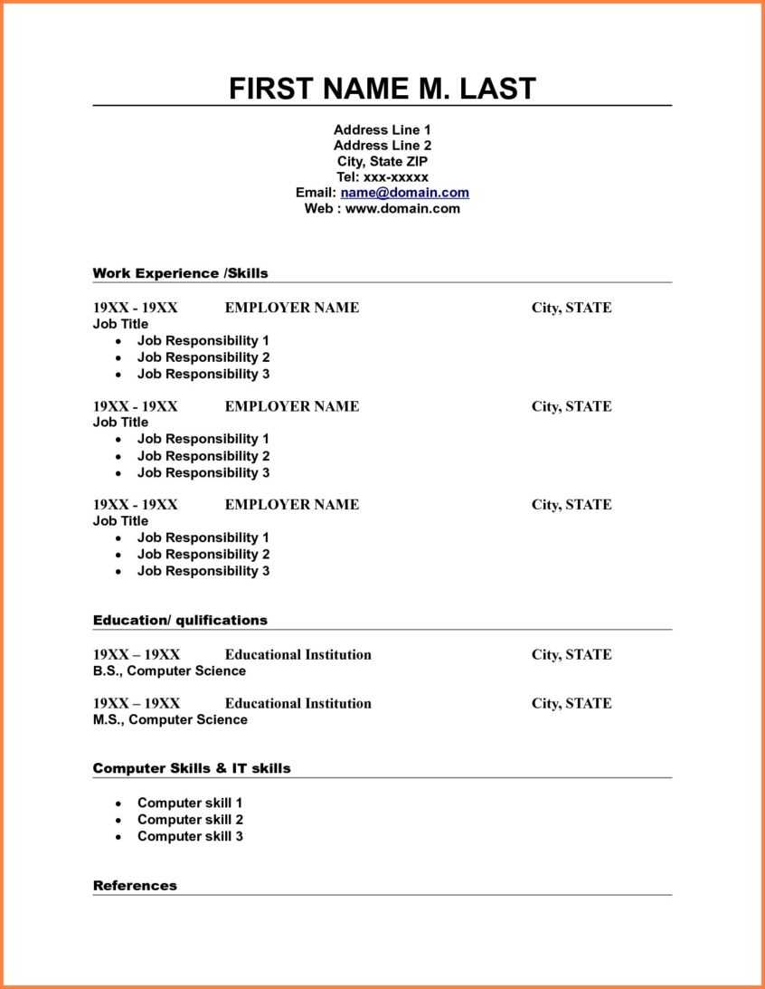 023 Blank Resume Template Benefits Of Free Download Google Intended For Free Blank Cv Template Download