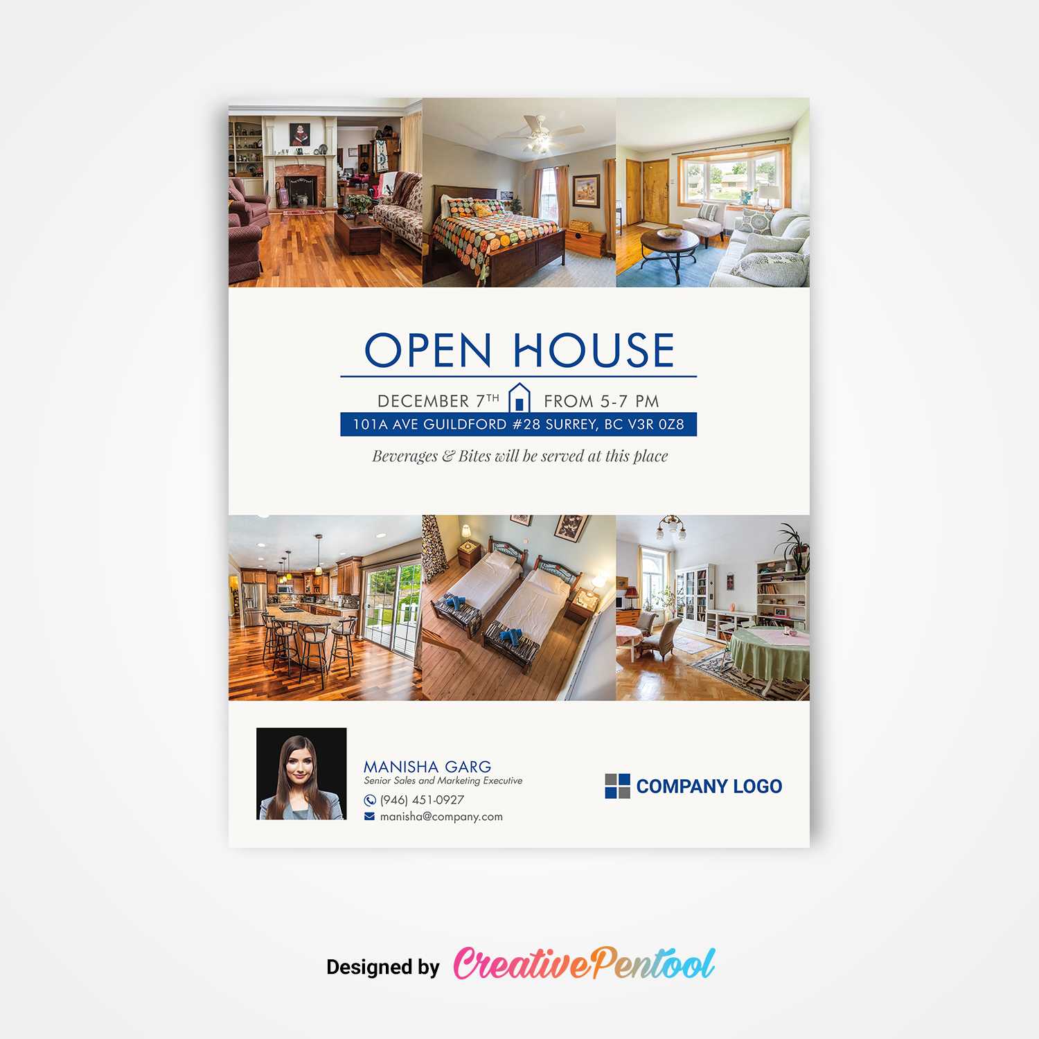 025 Business Flyers Template Free Ideas Open House Flyer Intended For Free Open House Flyer Template