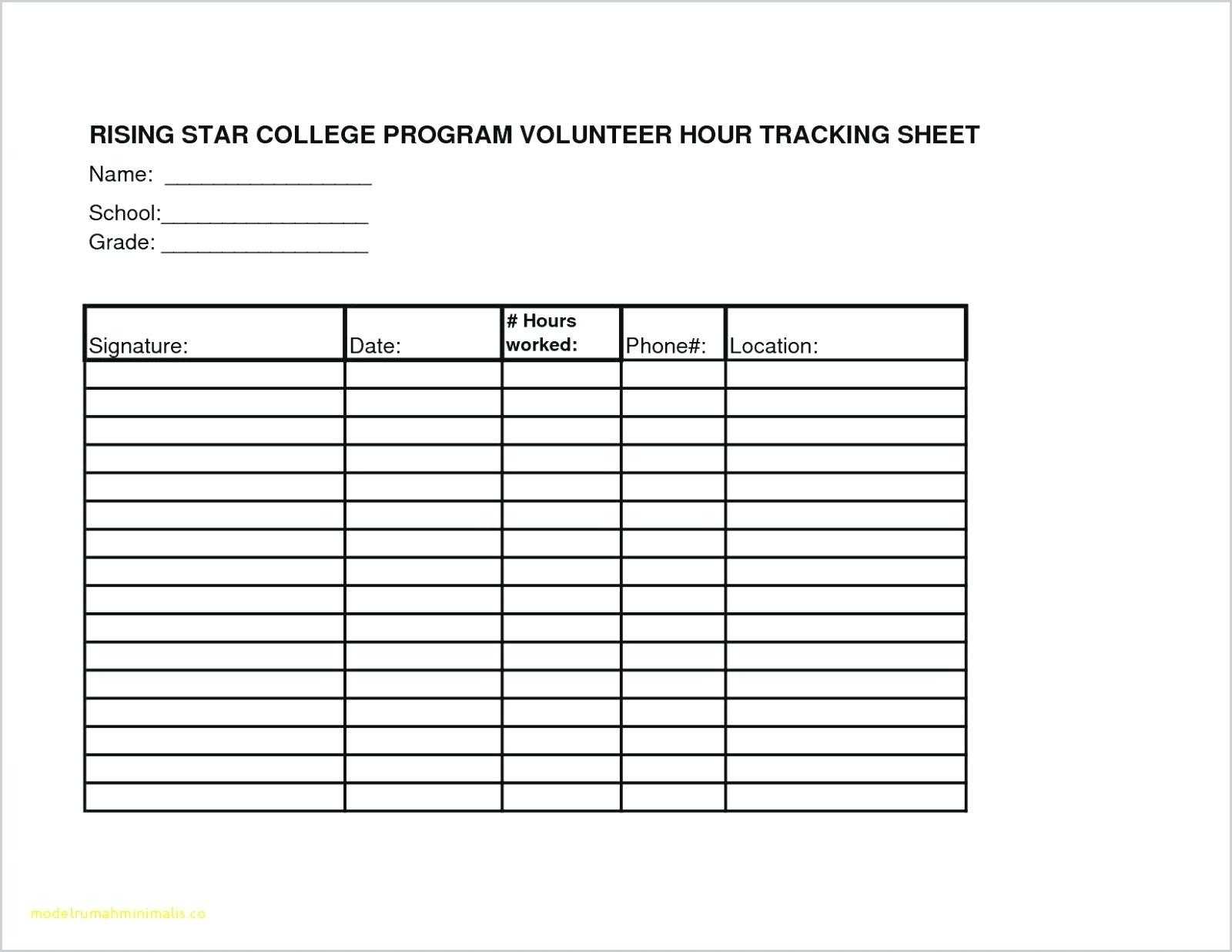 025 Volunteer Sign Up Form Template Sheet Templates Ideas For Community Service Template Word