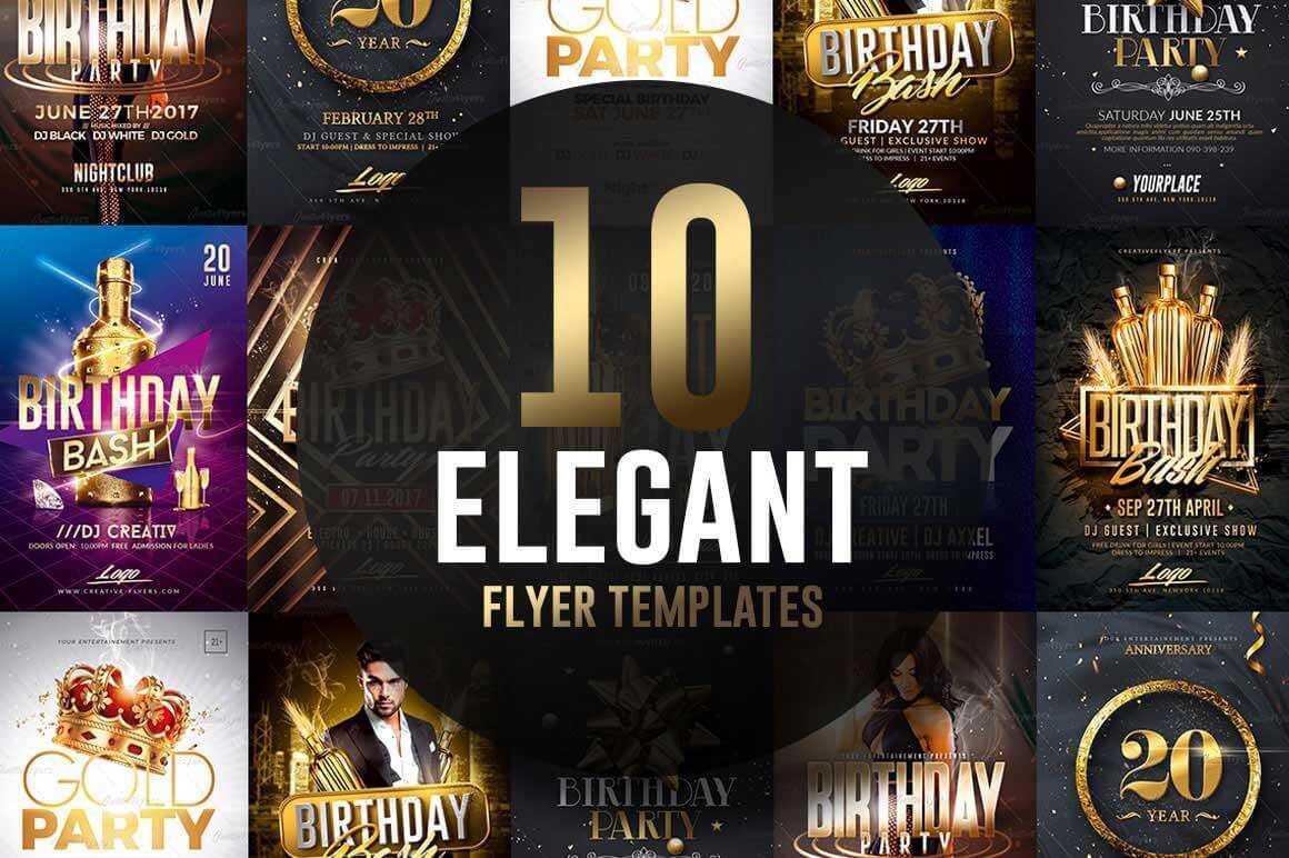 026 Elegant Flyer Template Ideas Birthday Psd Free Wondrous Throughout Elegant Flyer Template Free