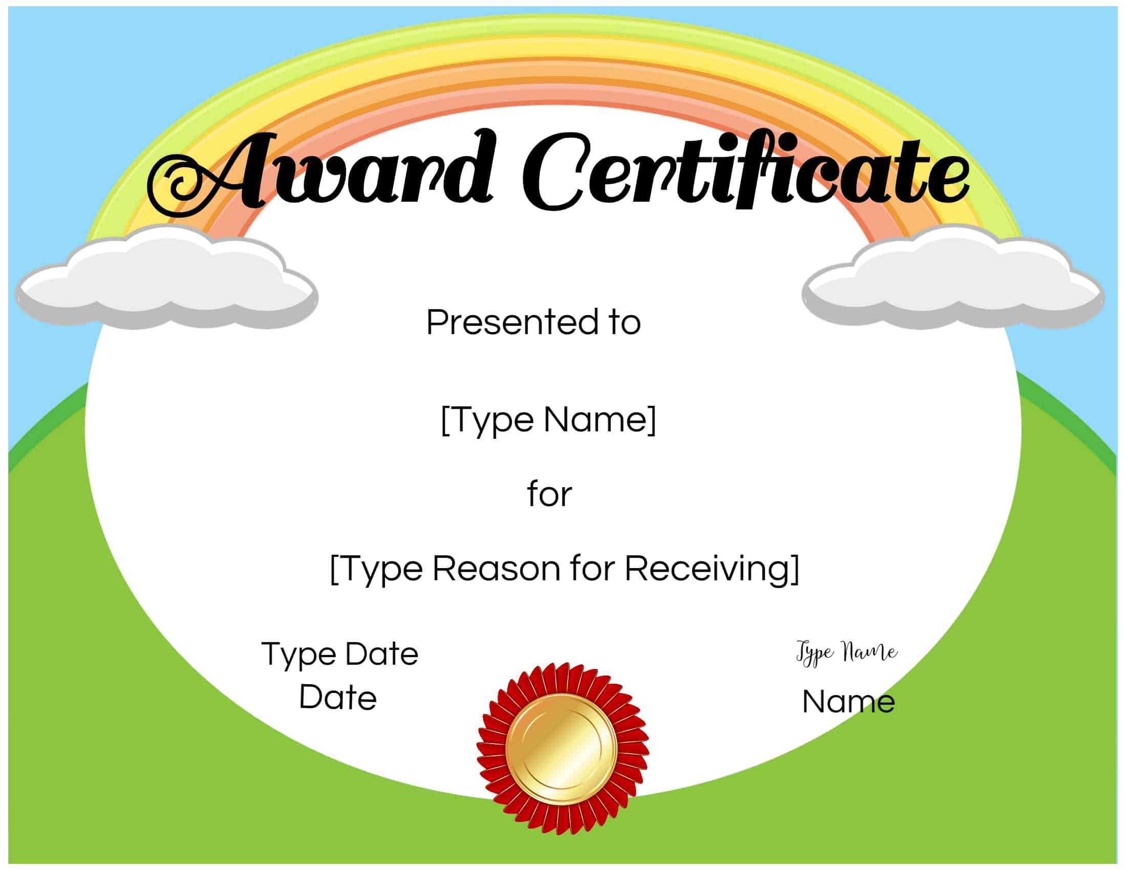 026 Free Templates For Certificates Certificate Kids In Free Kids Certificate Templates