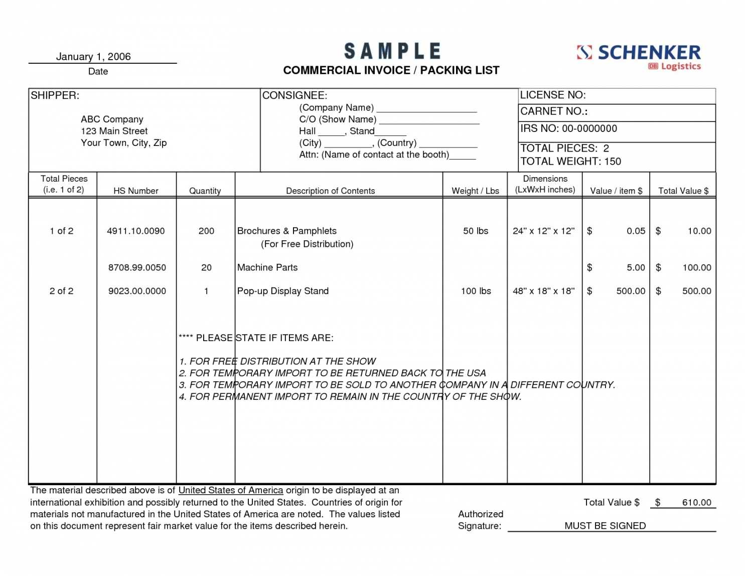 027 Template Ideas Simple Invoice Excel Printable Form With Regard To Commercial Invoice Packing List Template