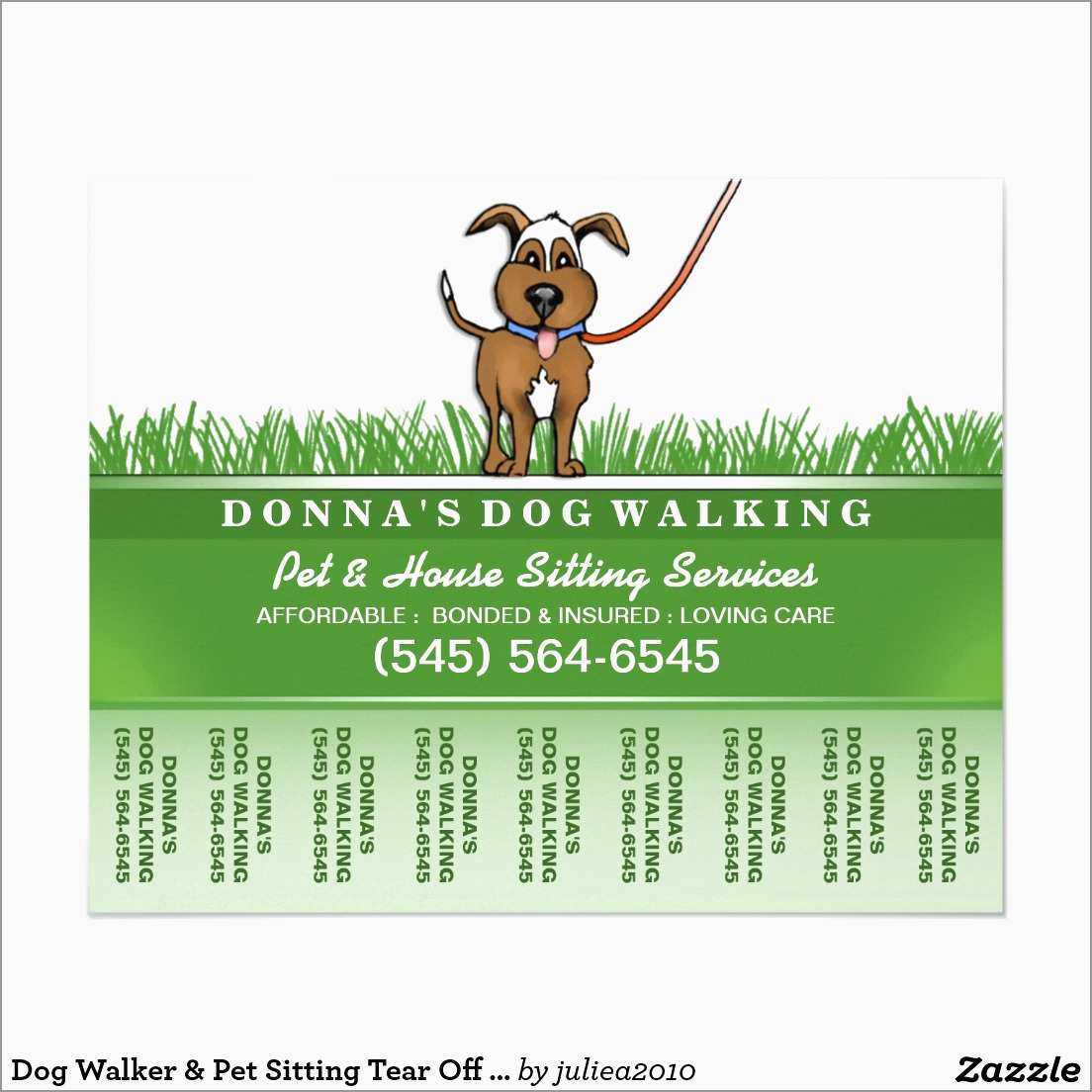 029 Dog Walking Flyer Template Free Pretty Tear Templates Throughout Dog Walking Flyer Template Free