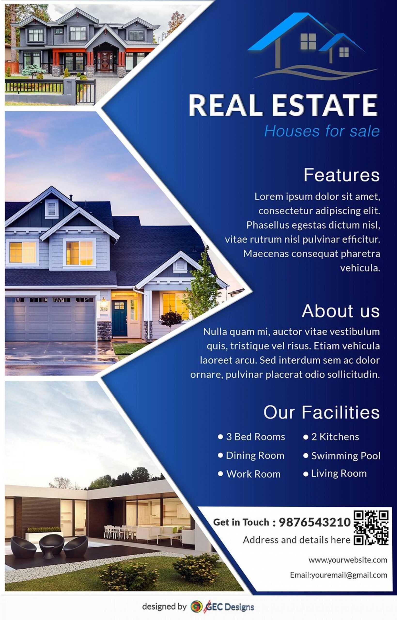 029 Real Estate Flyer Template For Saleowner Listing With For Sale By Owner Template