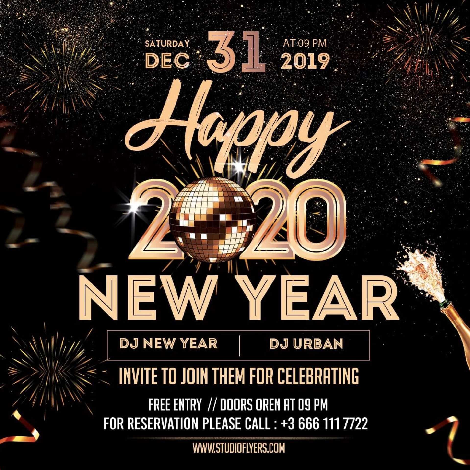 029 Template Ideas Free New Years Eve Flyer Psd Impressive Intended For Free New Years Eve Flyer Template